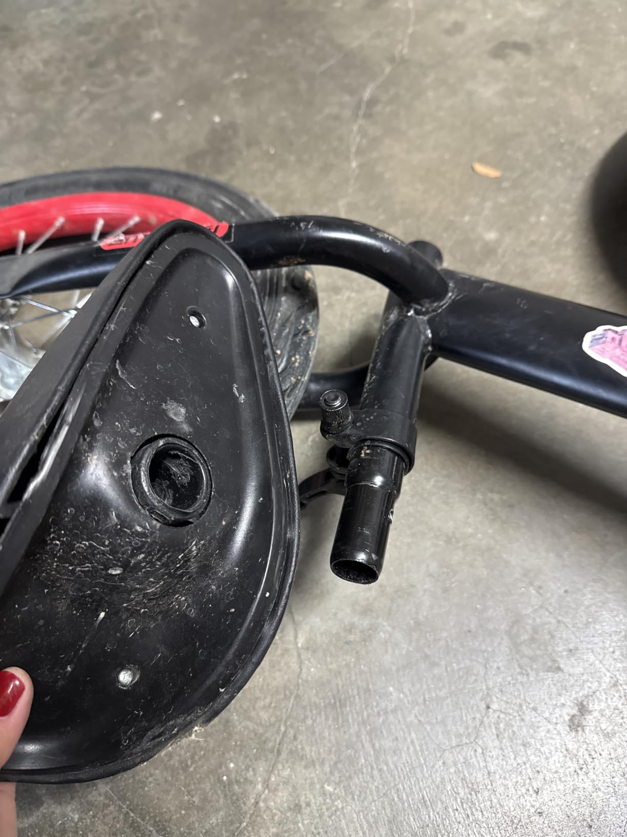 16 Inch Kids Balance Bike for 4-8 Years Old, Adjustable Seat customer photo 1