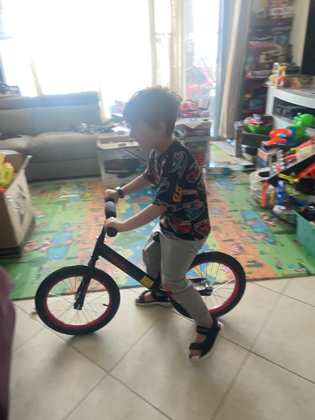 16 Inch Kids Balance Bike for 4-8 Years Old, Adjustable Seat customer photo 2