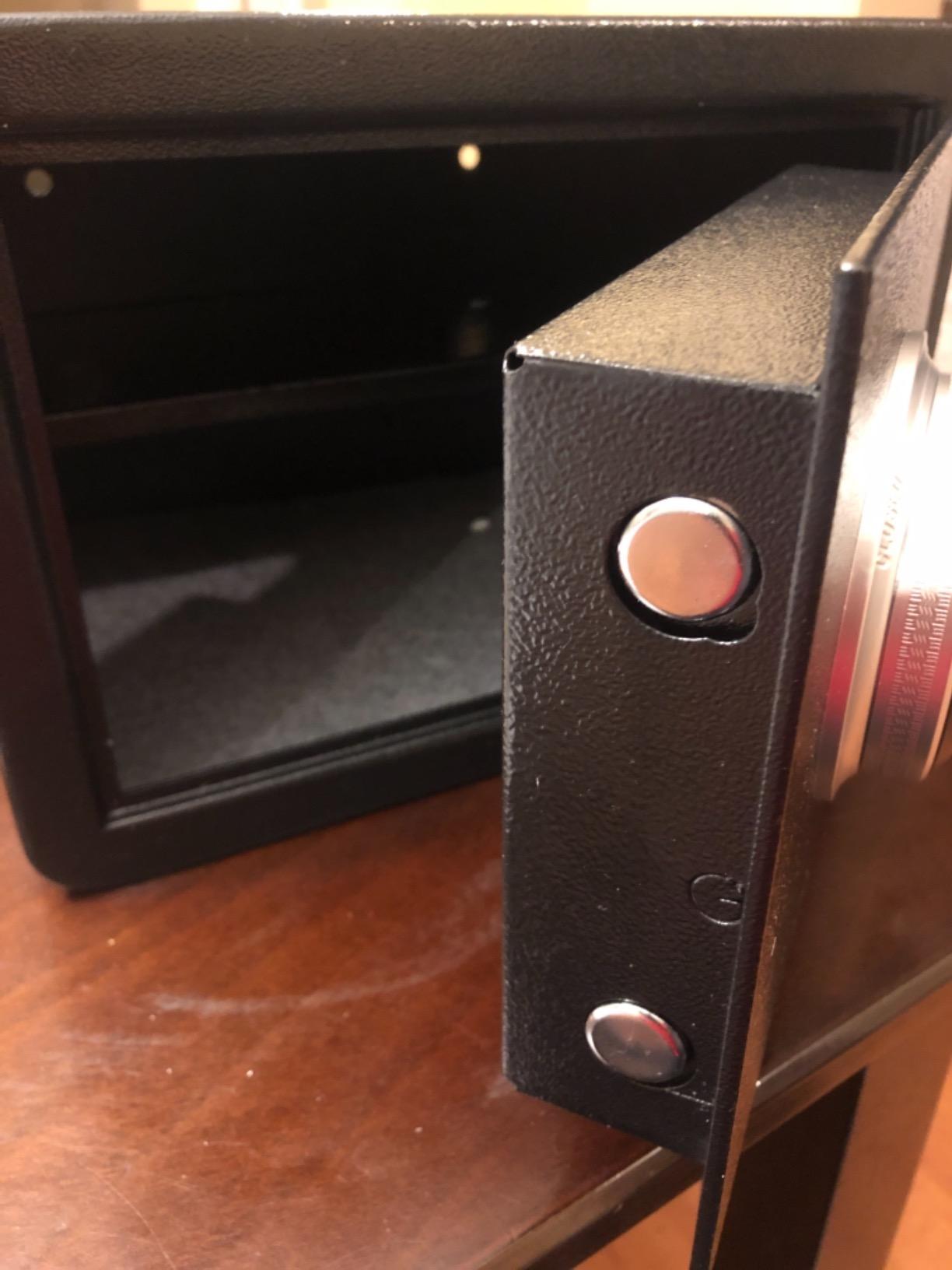 TIGERKING Biometric Small Home Safe with key and digital keypad customer photo 1