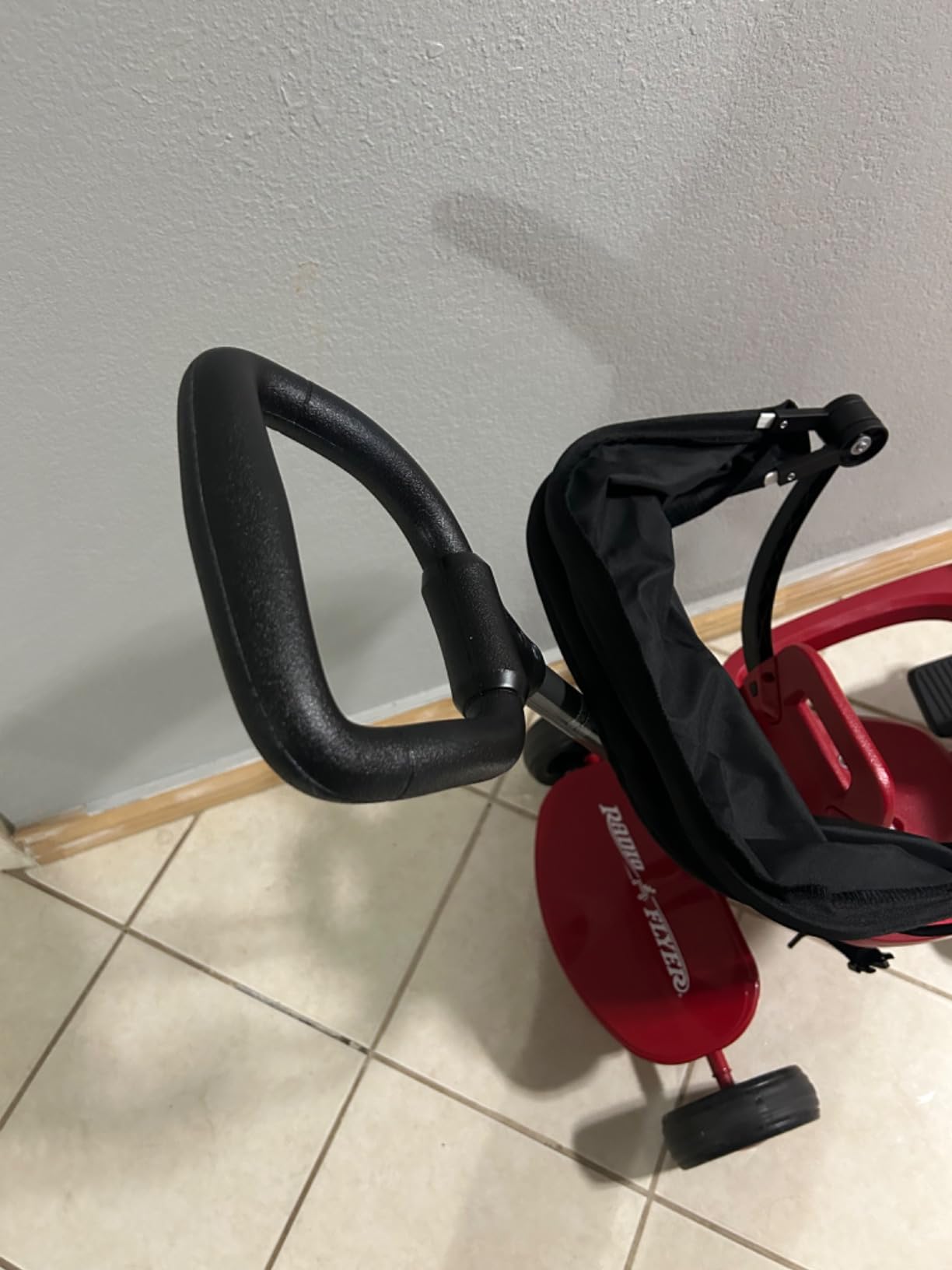 Radio Flyer 4-in-1 Pedal & Push Stroll ’N Trike, Ages 1-5, UV Canopy, Red customer photo 2