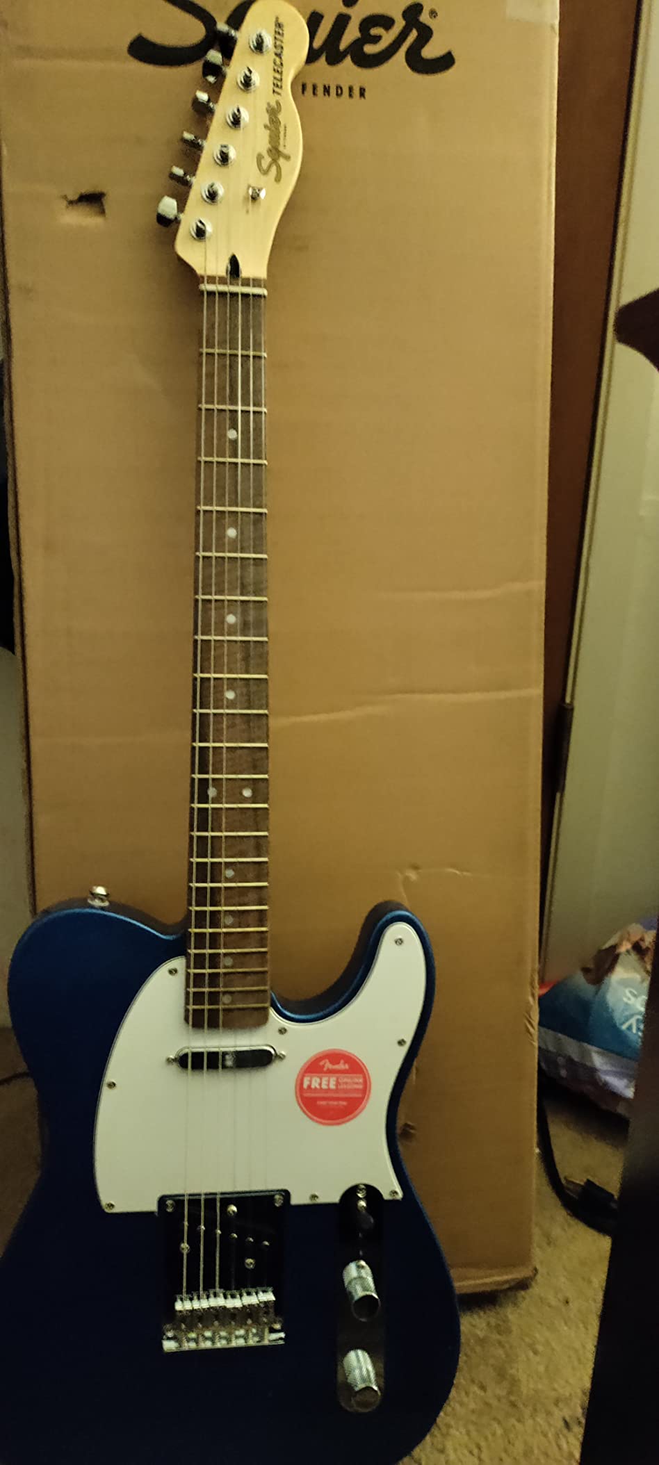 Squier Affinity Series Telecaster Electric Guitar, with 2-Year Warranty, Lake Placid Blue, Laurel Fingerboard customer photo 2