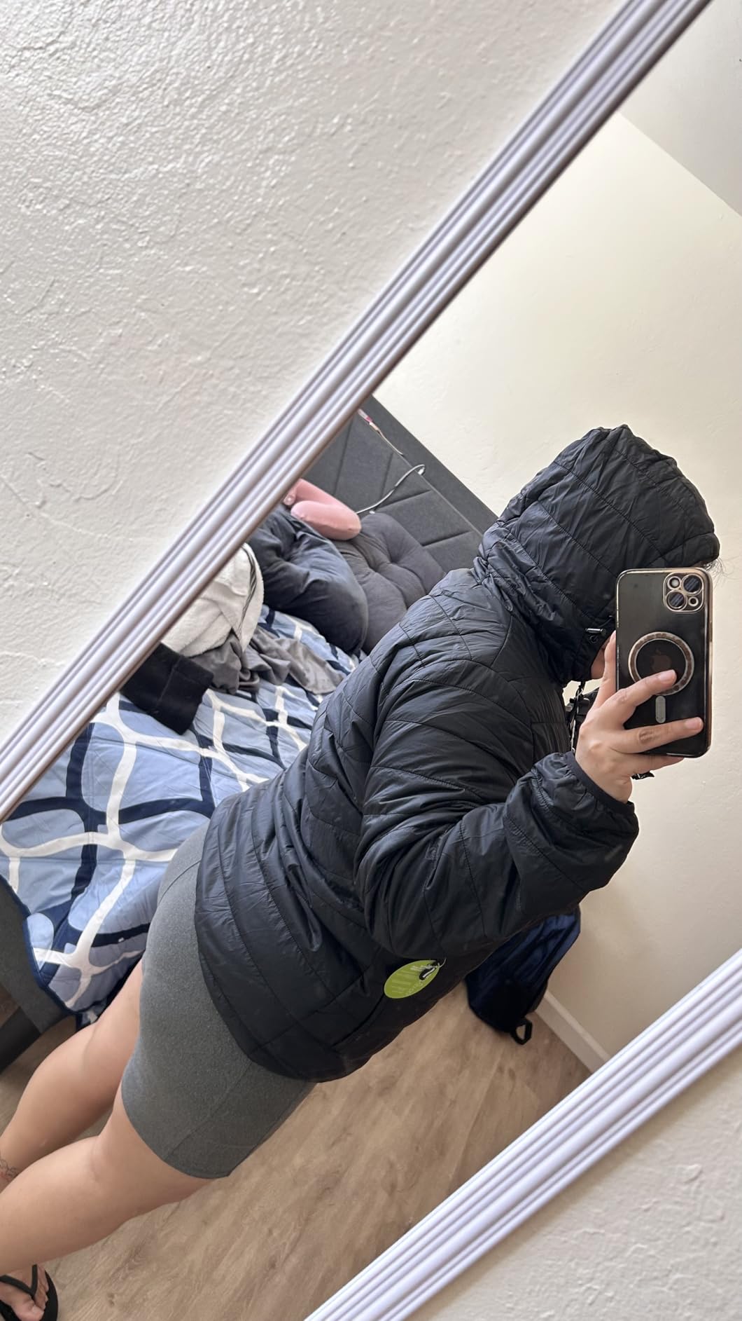 Outdoor Ventures Women's Packable Lightweight Full-Zip Puffer Jacket with Hood Quilted Winter Coat customer photo 1