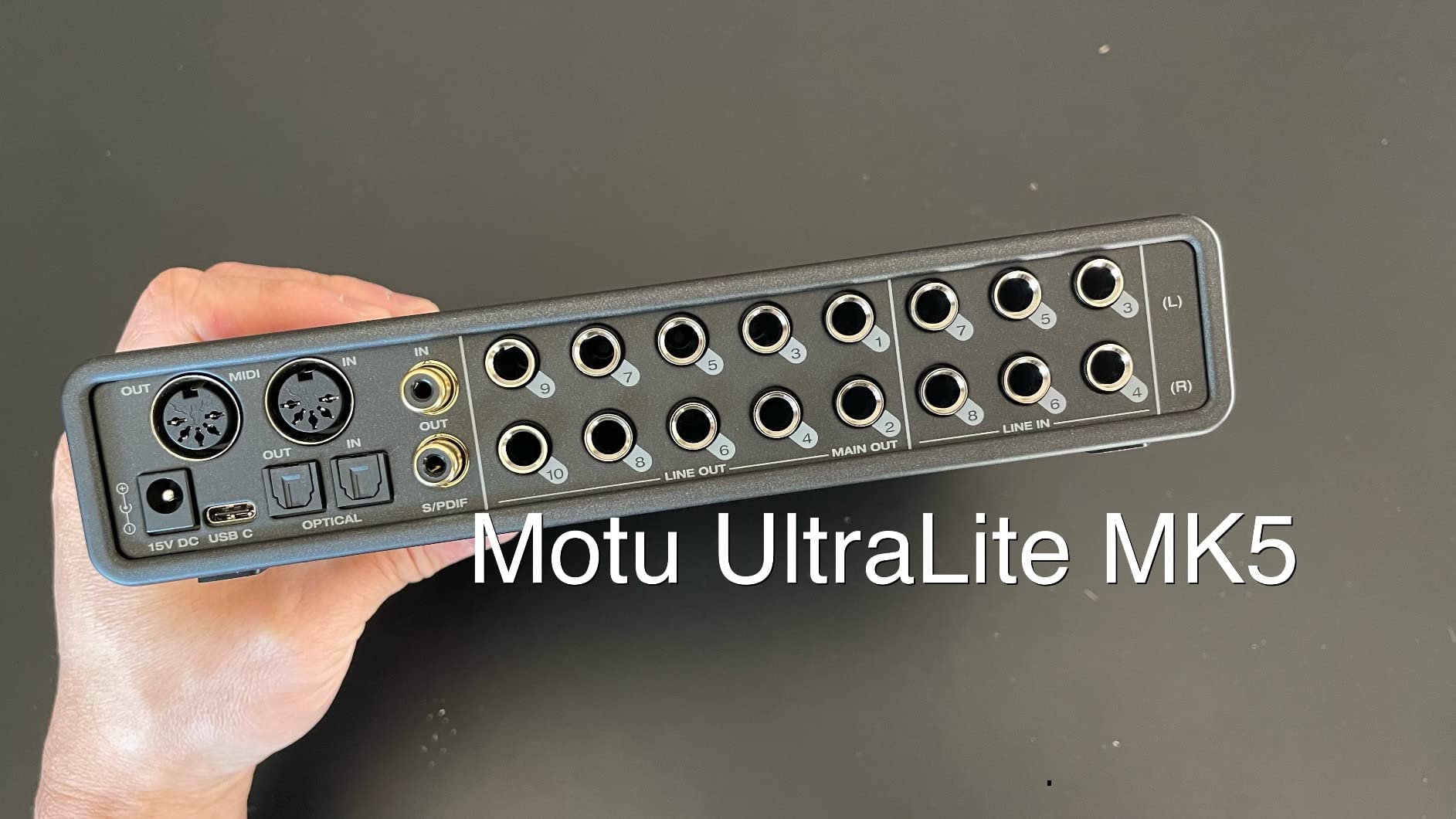 MOTU UltraLite-mk5 18x22 USB Audio Interface 3 for Mac, Windows and iOS with mixing and effects customer photo 1