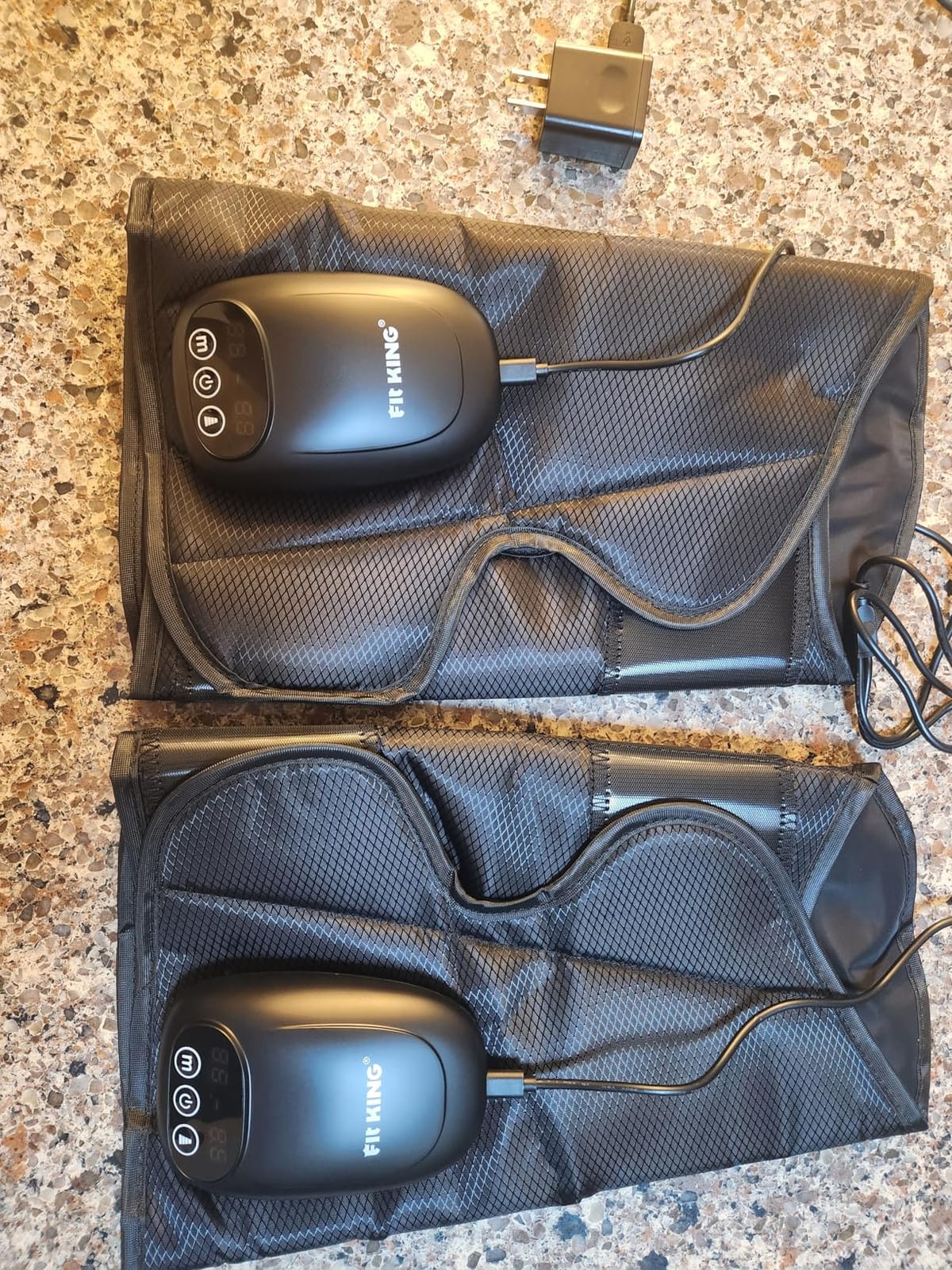 FIT KING Upgraded Cordless Calf Massager for Circulation, Rechargeable Leg Compression Massager for Pain Relief, Relax, Edema & Muscle Recovery, 3 Modes Intensities, Gift for Mom Dad, Athlete customer photo 2