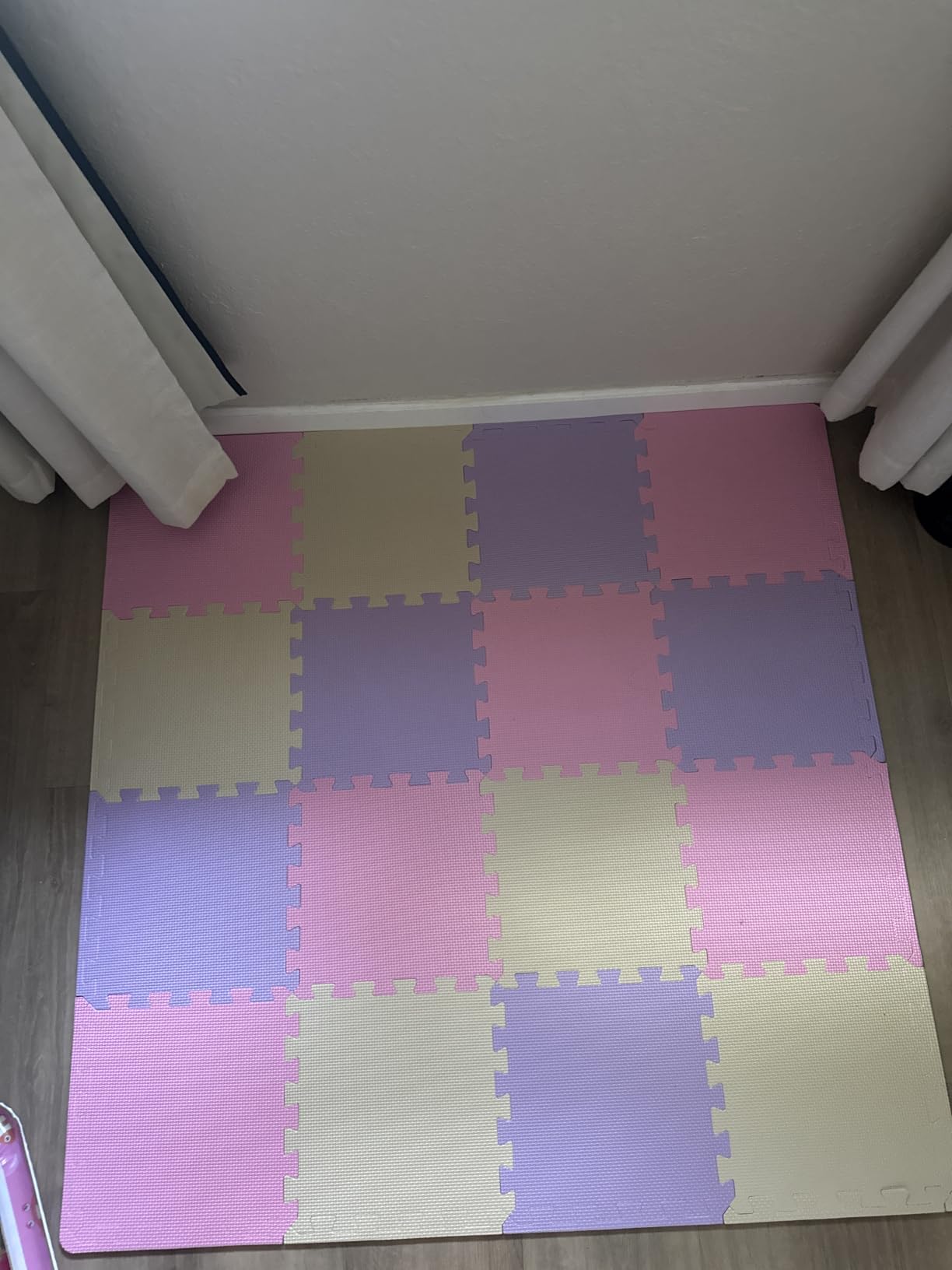 MioTetto Baby Play Mat, Soft Foam Floor Tiles for Kids. Adjustable Interlocking Foam Tiles, Fits with 50x50 Playpen Baby mat for Crawling & Development, Safe & Non-Toxic Playmat for Babies 6-12 Months customer photo 2