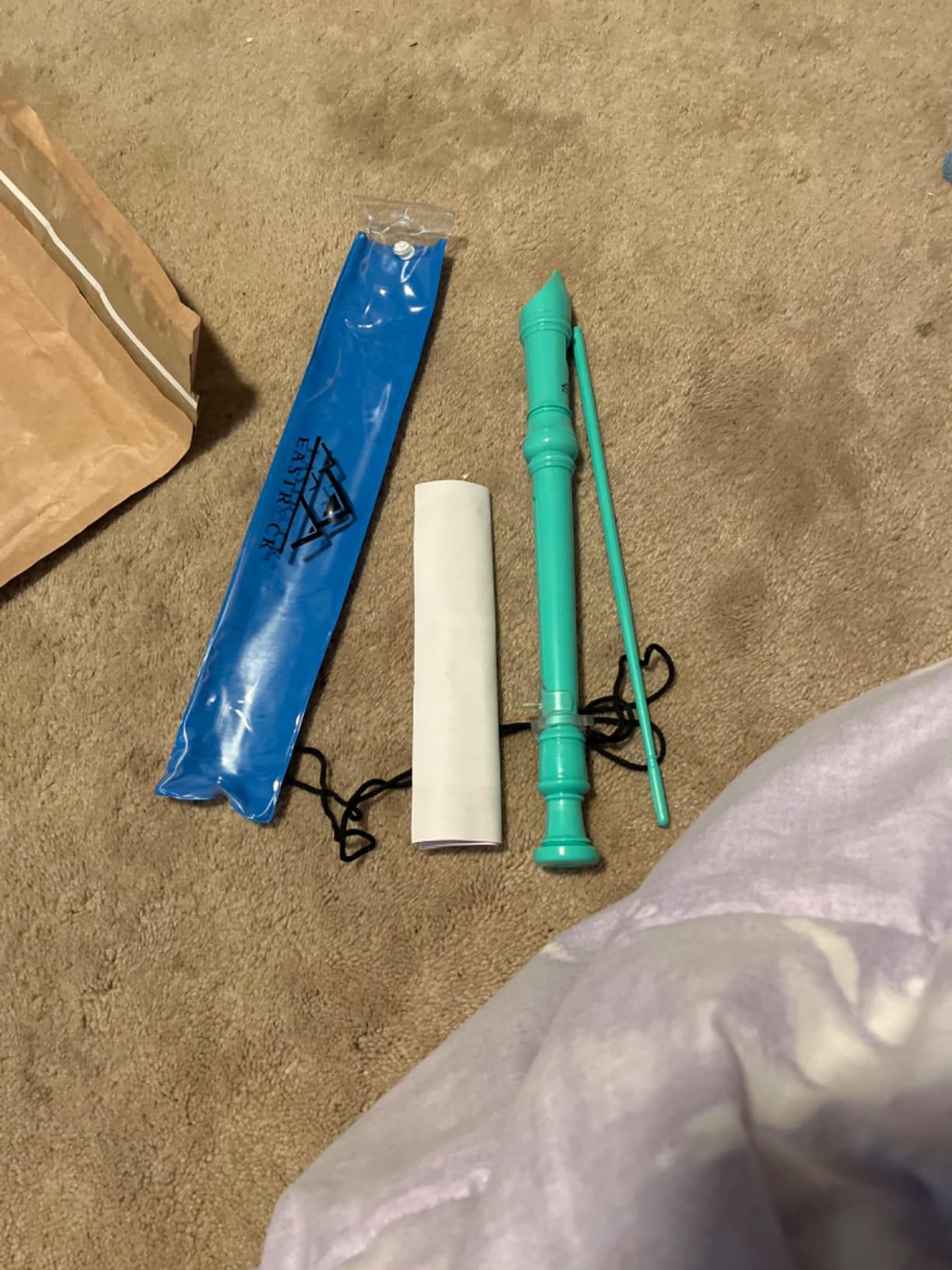 Eastrock 3 Pieces Baroque Style Soprano Recorder White for Beginners customer photo 2