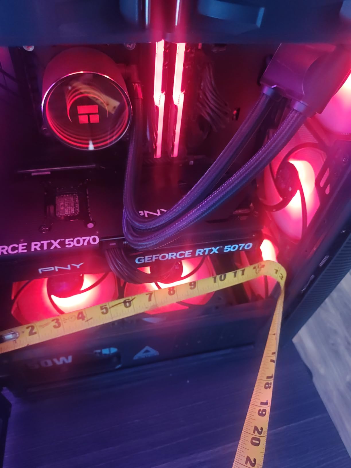 MONTECH X3 Mesh High Airflow ATX Mid-Tower PC Case, 6 Fixed RGB Fans, Black customer photo 2