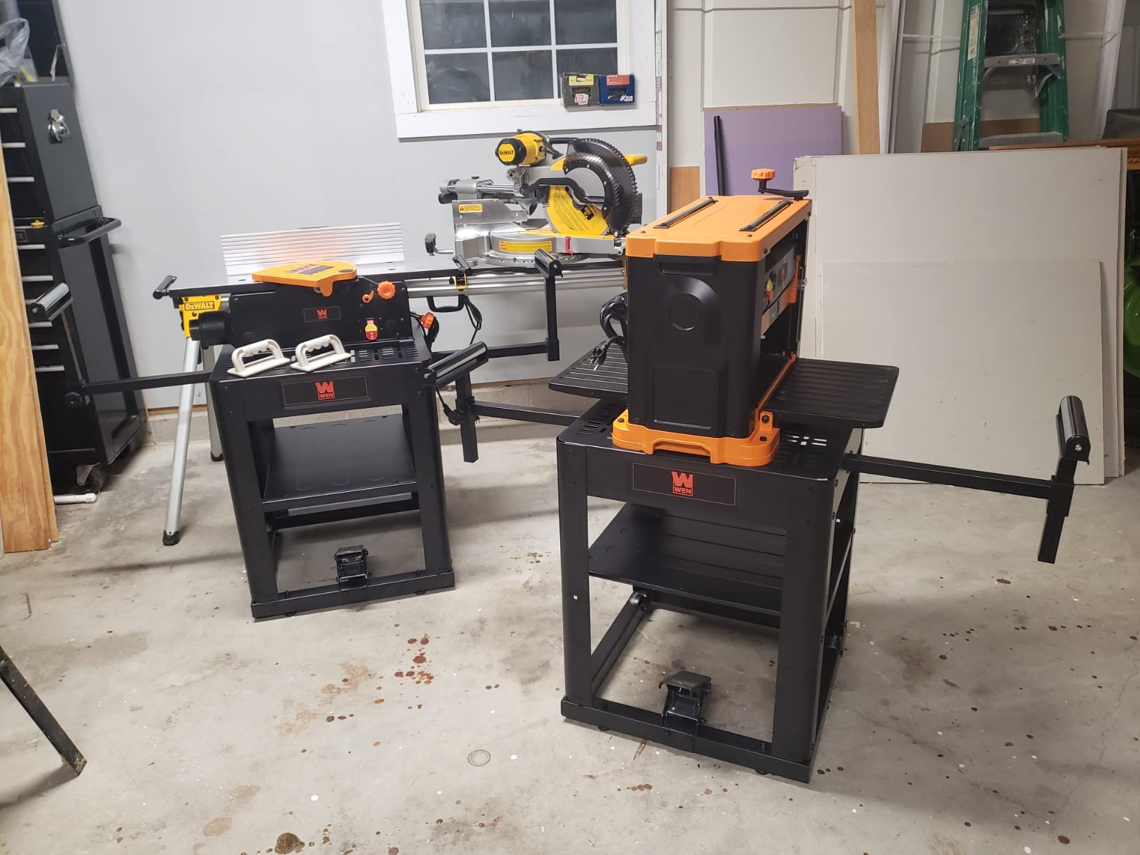 WEN Multi-Purpose Rolling Planer and Miter Saw Tool Stand with Extension Rollers (MSA658T) customer photo 1