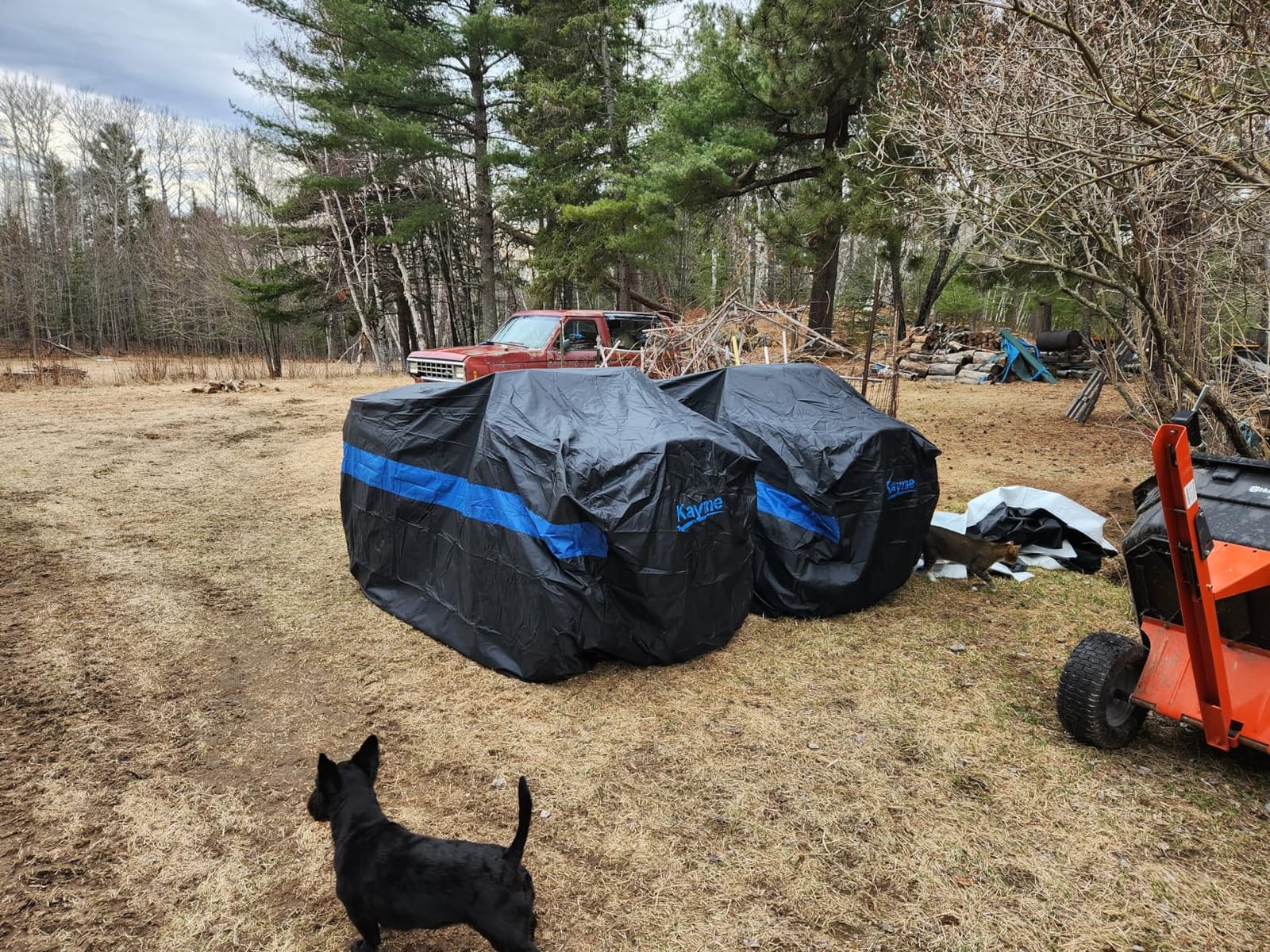 Kayme ATV Cover Waterproof Heavy Duty All Weather, Quad 4 Wheeler Cover Sun Rain Snow Protection, Fits for Honda, Yamaha, Polaris, Suzuki, Kawasaki, Can-Am Arctic Cat, XXXL (100x43x48 inch) customer photo 2