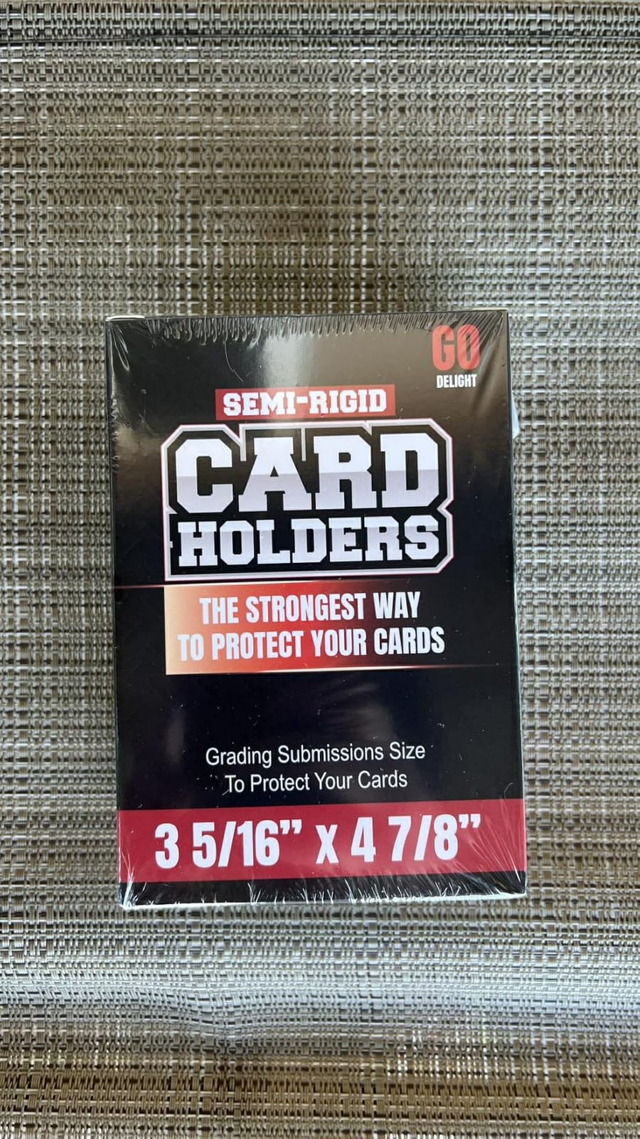100 Bundle Semi Rigid Card Holders & Sleeves for PSA, CGC, BGS & TAG Trading Card Grading Submission customer photo 2