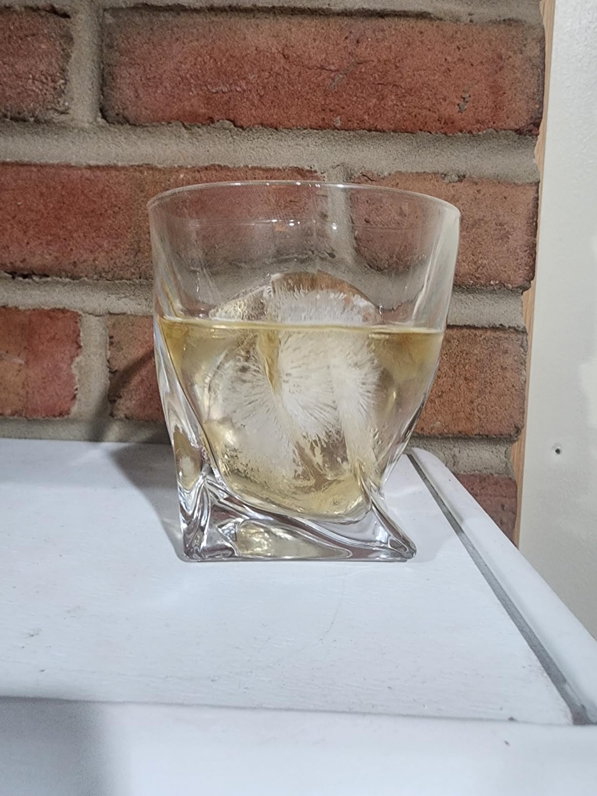 Whiskey Rocks Glass, Set of 4 (2 Crystal Bourbon Glasses, 2 Round Big Ice Ball Molds) In Gift Box - 11 Oz Old Fashioned Glasses for Scotch Cocktail Rum Cognac Vodka Liquor, Unique Gifts for Men customer photo 1