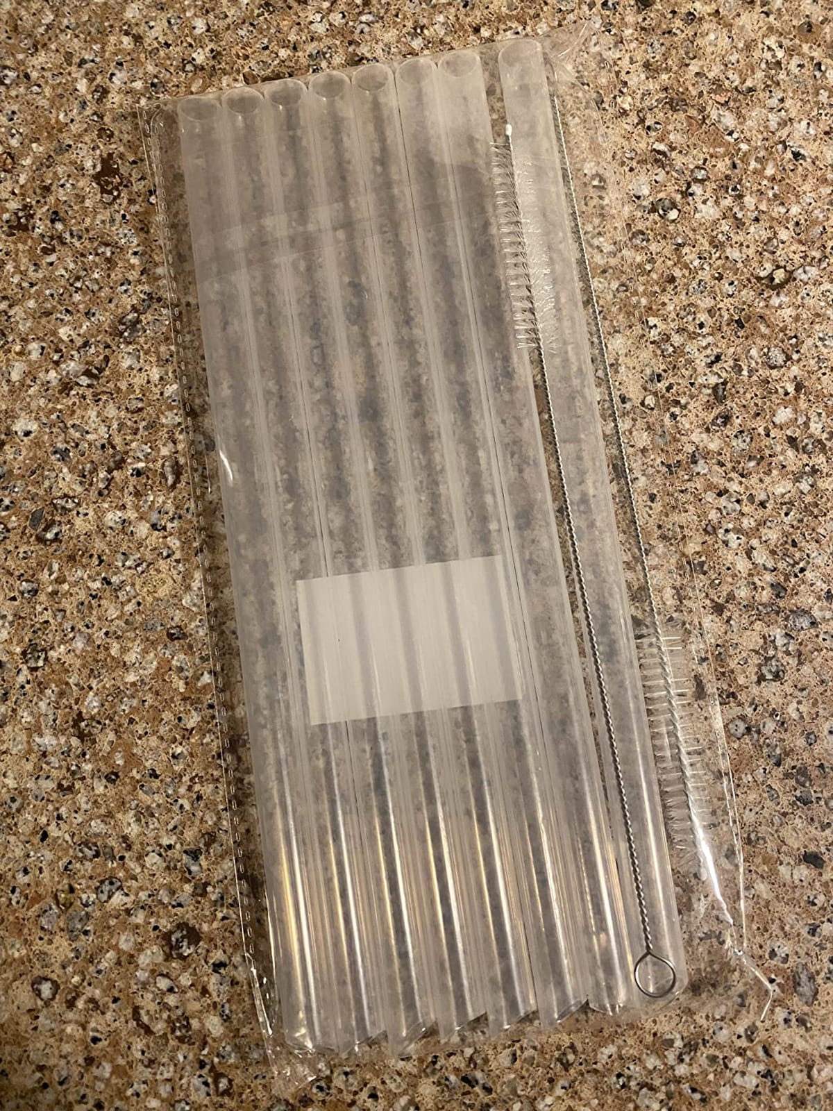 ALINK Reusable Clear Boba Straws, 13 mm x 10.5 in, Jumbo Hard Plastic Smoothie Straws for Bubble Tea, Popping Pearls, Pack of 8 with 2 Cleaning Brush customer photo 2
