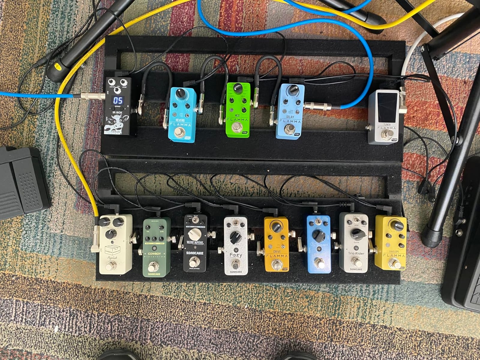 FLAMMA FC05 Modulation Guitar Pedal with Chorus Flanger Tremolo Phaser Vibrato Rotary Liquid Autowah Stutter Ring LowBit customer photo 2