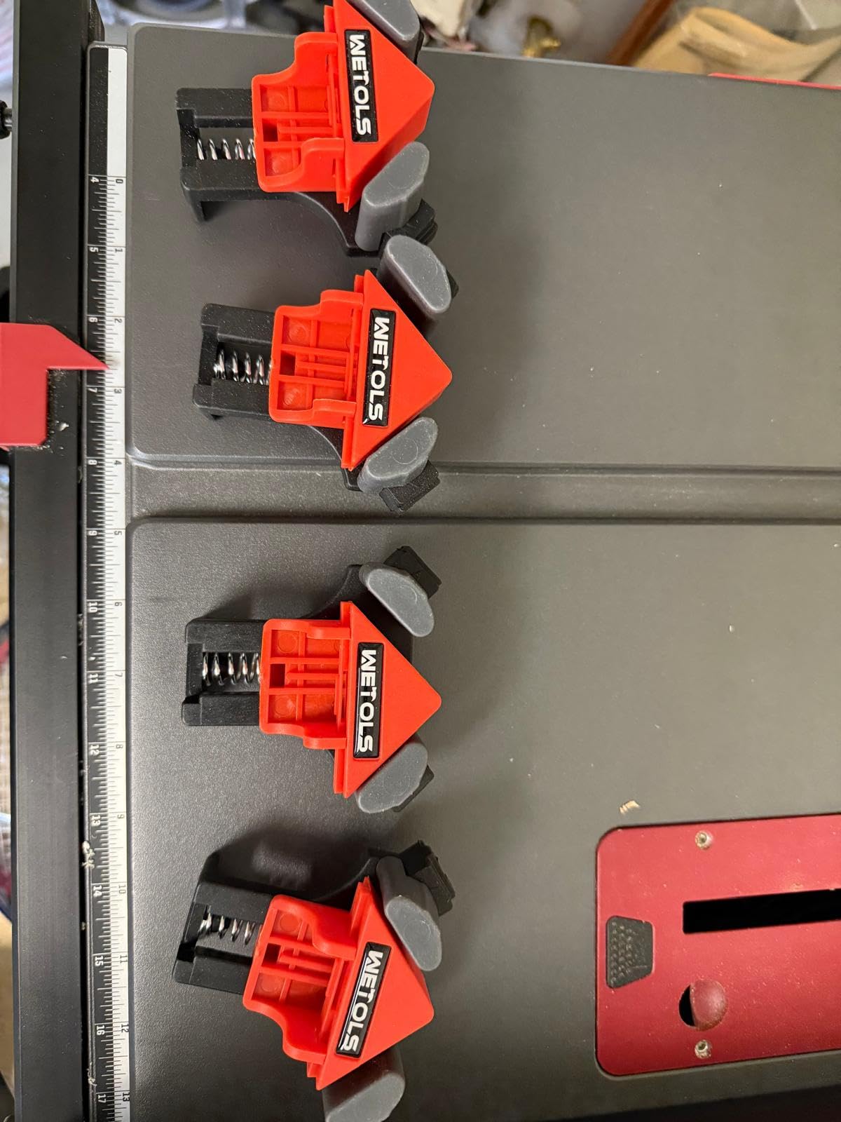 WETOLS 90 Degree Corner Clamp Set, 4 Pcs Adjustable Clamps for Woodworking customer photo 1