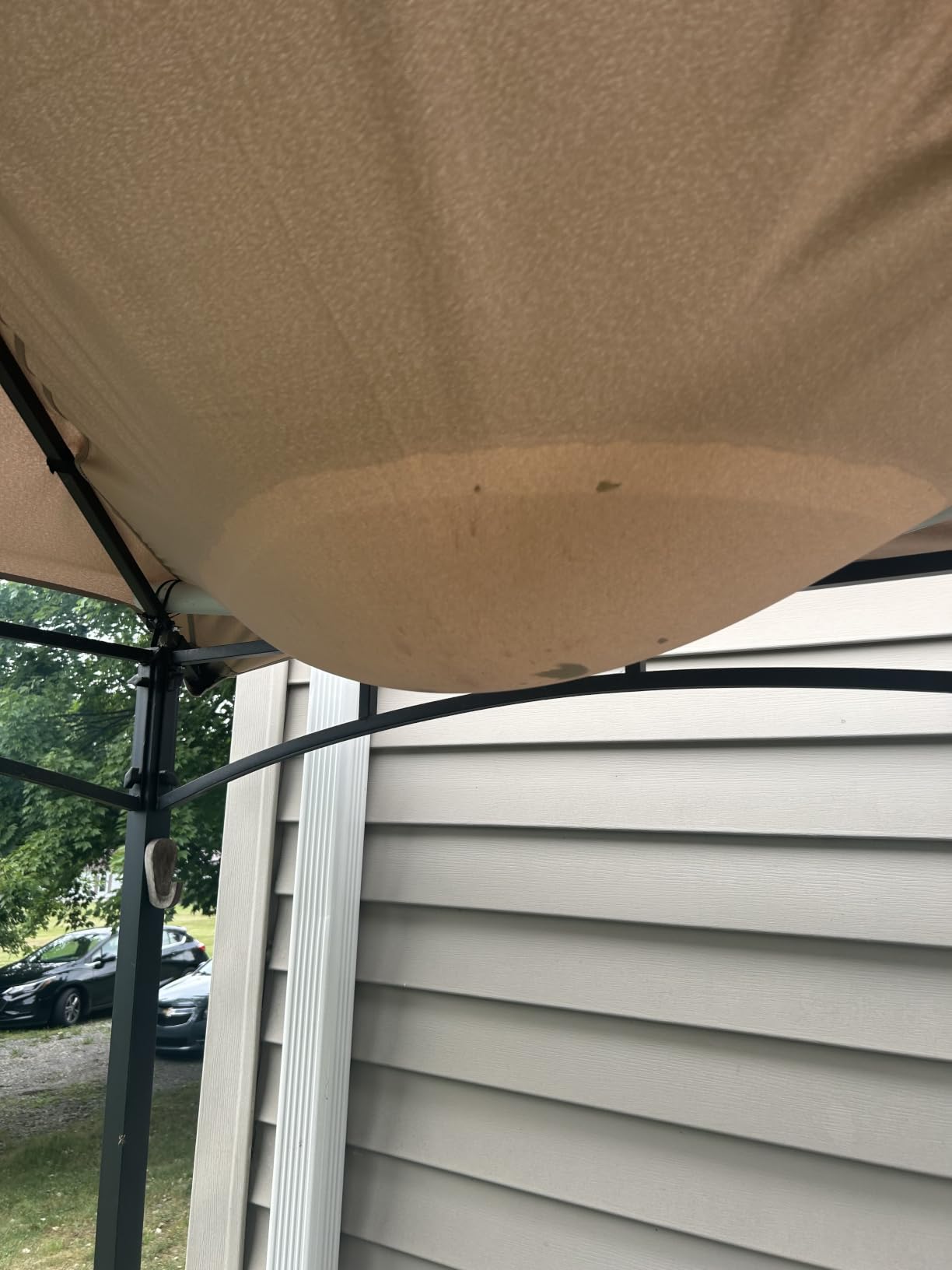 COOSHADE 8x5 Grill Gazebo BBQ Gazebo with LED Light, Gray customer photo 1