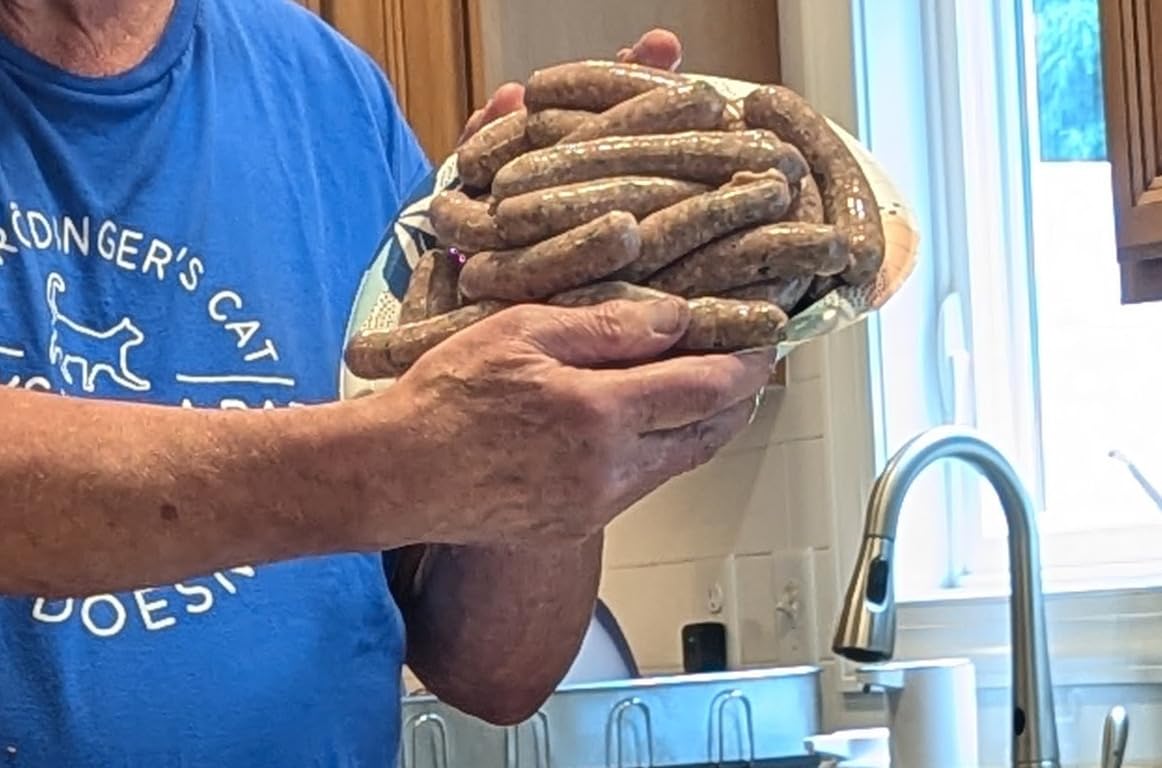Natural Sheep Casings 24-26mm for Sausage Making, Makes 7 lb customer photo 1