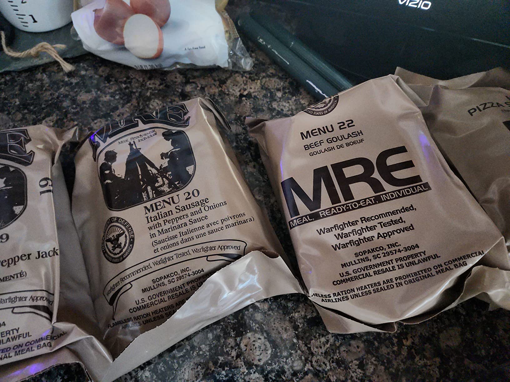 Ameriqual 24ct US Military Surplus MRE Meals Ready to Eat 2021 Inspect A+B Case Bundle Menus 1-24 customer photo 2