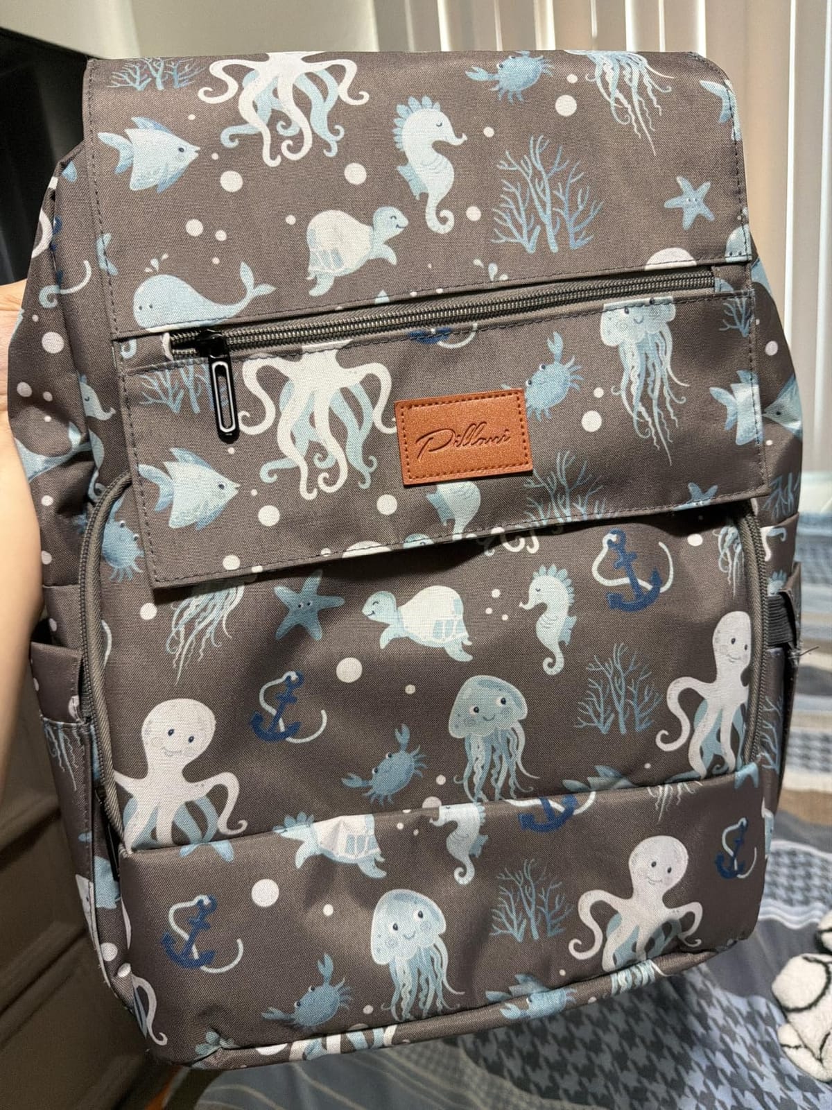 Pillani Baby Diaper Bag Backpack - Baby Bag for Girls & Boys, Large Waterproof Diaper Backpack - Baby Shower Gifts for Boys & Registry Must Haves - Travel Diaper Bags with Changing Pad - Newborn Stuff customer photo 2