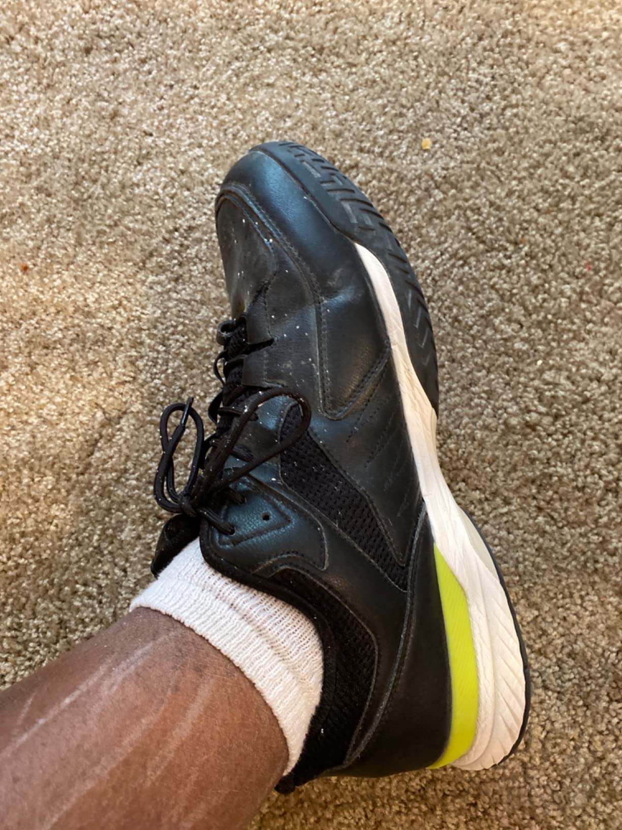 FitVille Men‘s Wide Pickleball Shoes All Court Tennis Shoes with Arch Support for Plantar Fasciitis customer photo 1