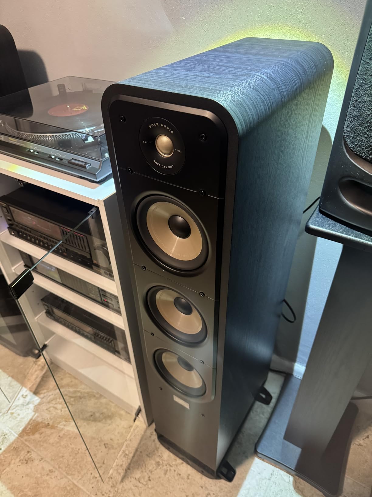 Polk Audio Signature Elite ES60 Tower Speaker, Single, Contemporary Walnut customer photo 1