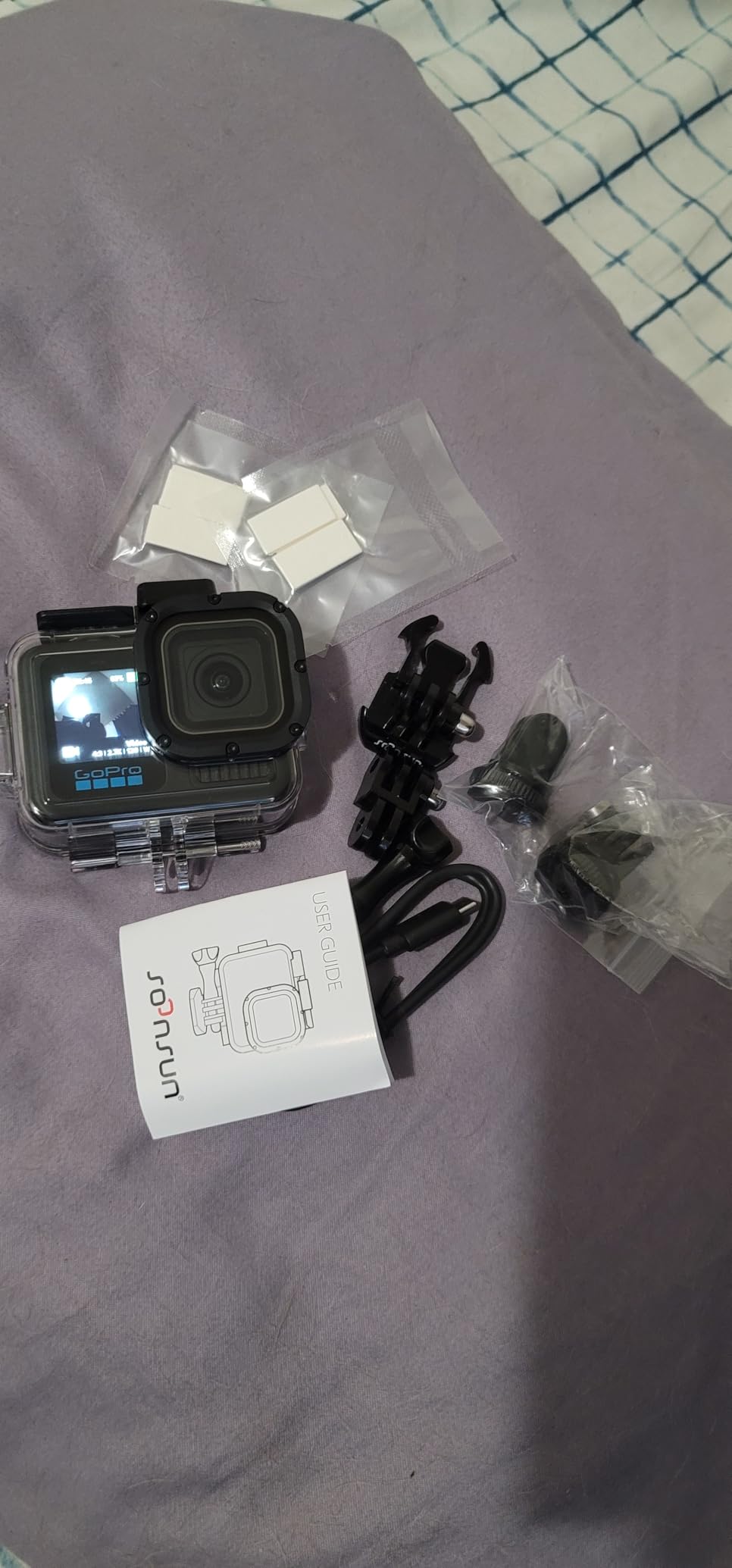 SOONSUN 196FT/60M Waterproof Case for GoPro Hero 13 12 11 10 9 Black customer photo 1