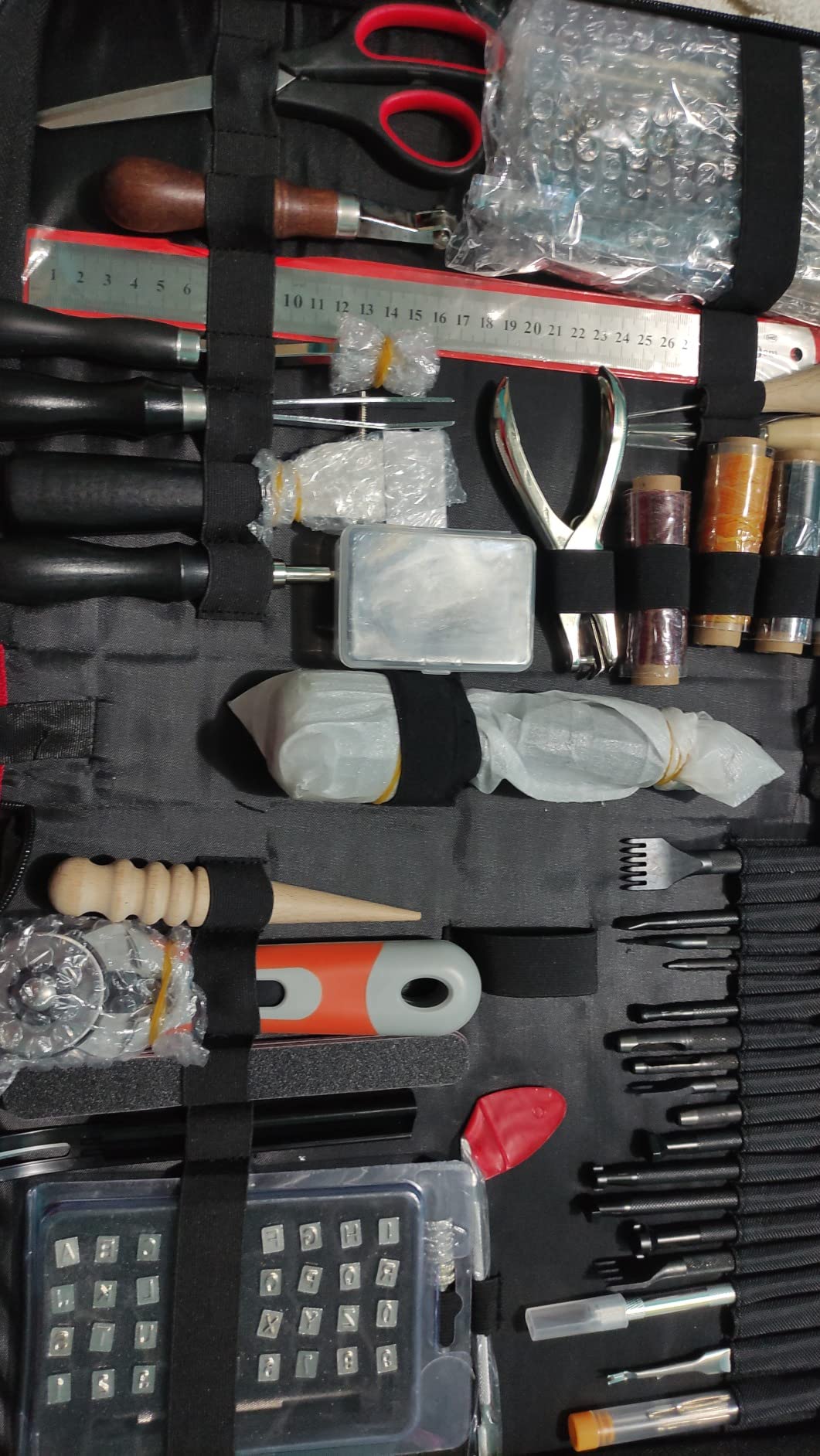 IMZAY 415 PCS Leather Working Kit, Leather Tool Kit, LeatherCrafting Set customer photo 2