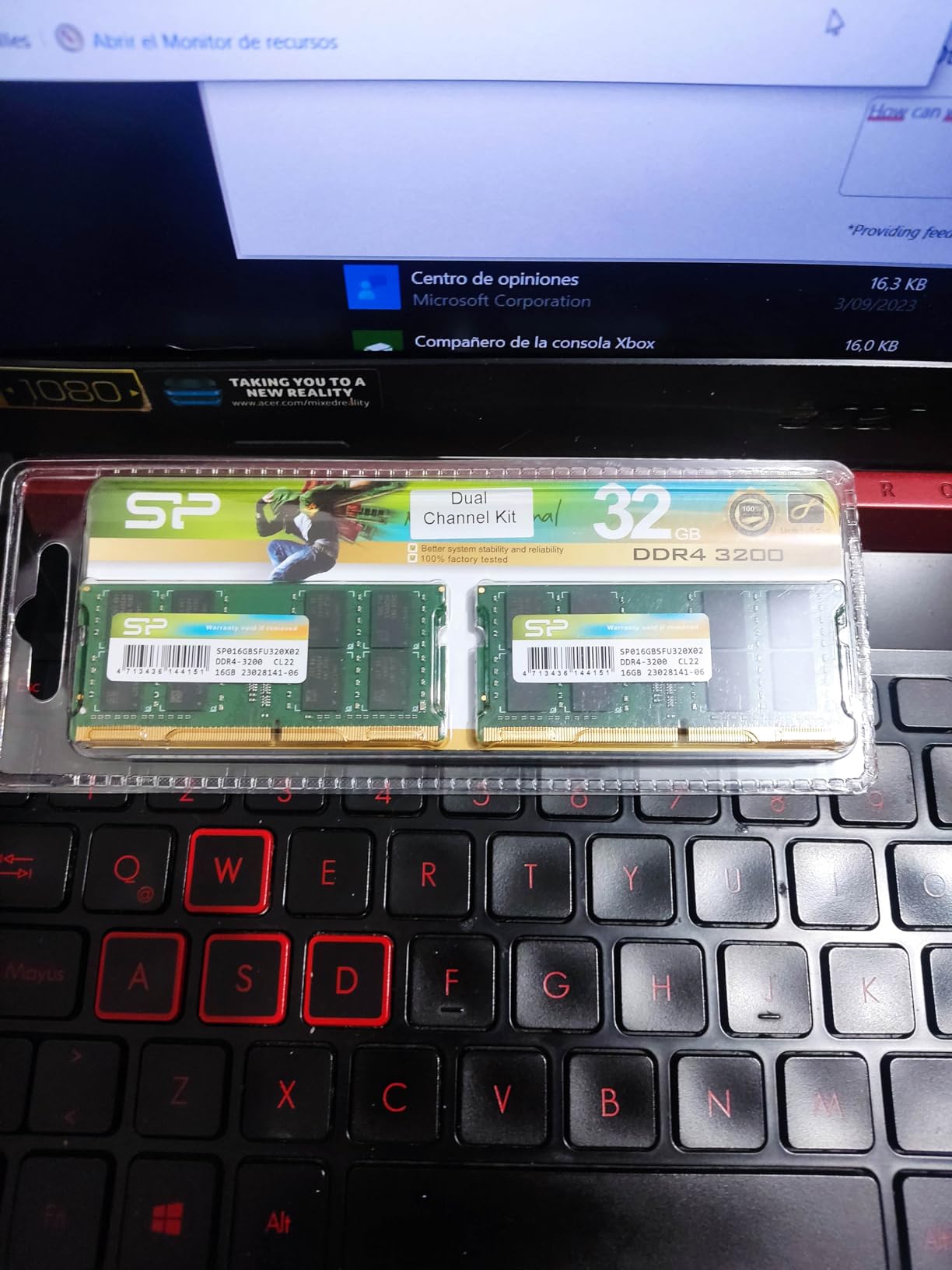 Silicon Power DDR4 32GB (2x16GB) 3200MHz SODIMM Laptop RAM customer photo 1