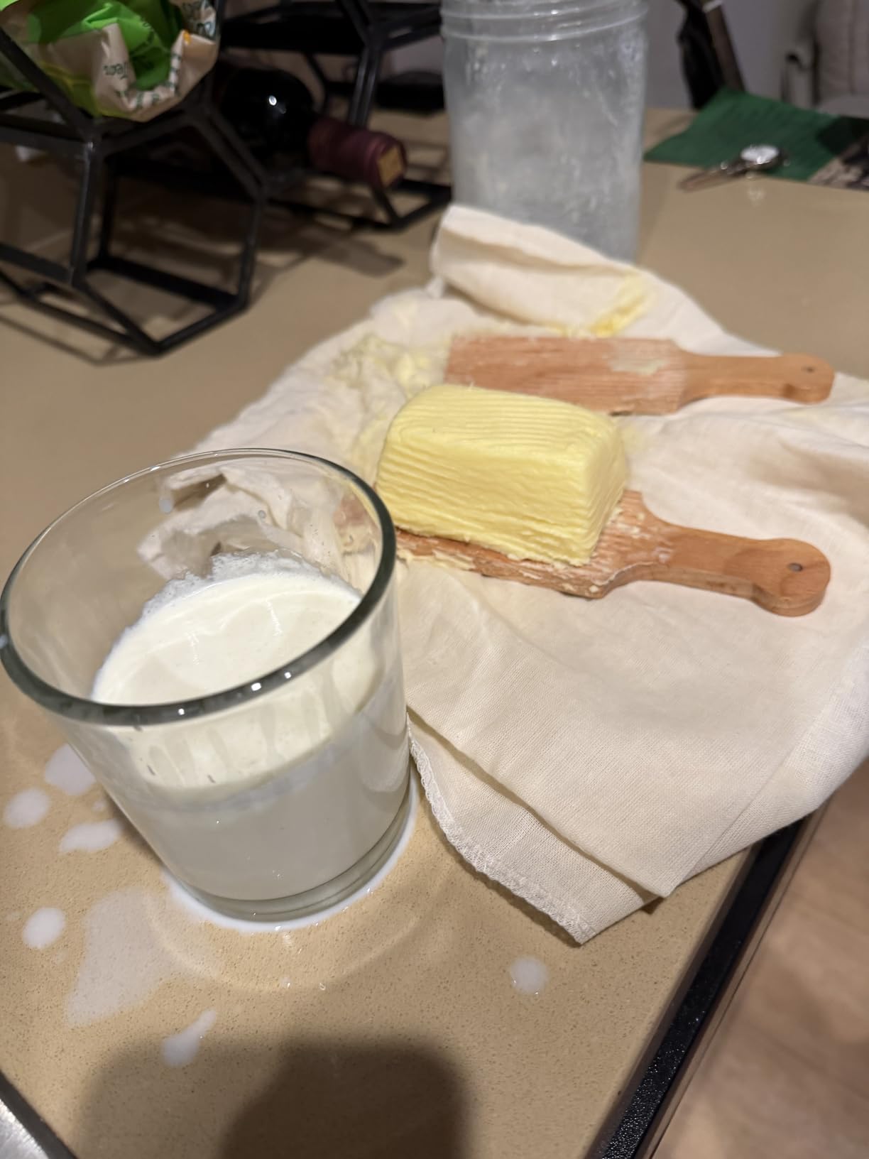 Dazey Butter Churn - Hand Crank Butter Churner- Manual Butter Maker- Beech Wood BUTTER PADDLES INCLUDED. Create Delicious Homemade Butter With Your Own Hand Crank Dazey Butter Churner (Turn N Churn) customer photo 1