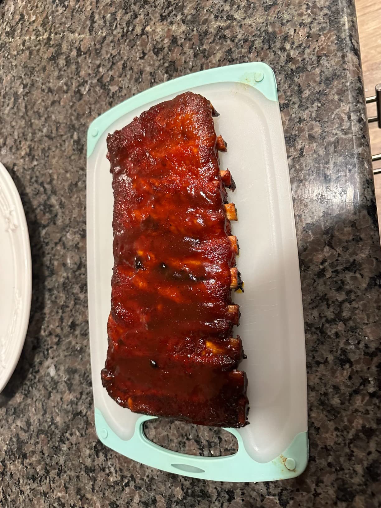 Pit Boss 3-Series Gas Vertical Smoker, Red Hammertone - 10773 customer photo 1