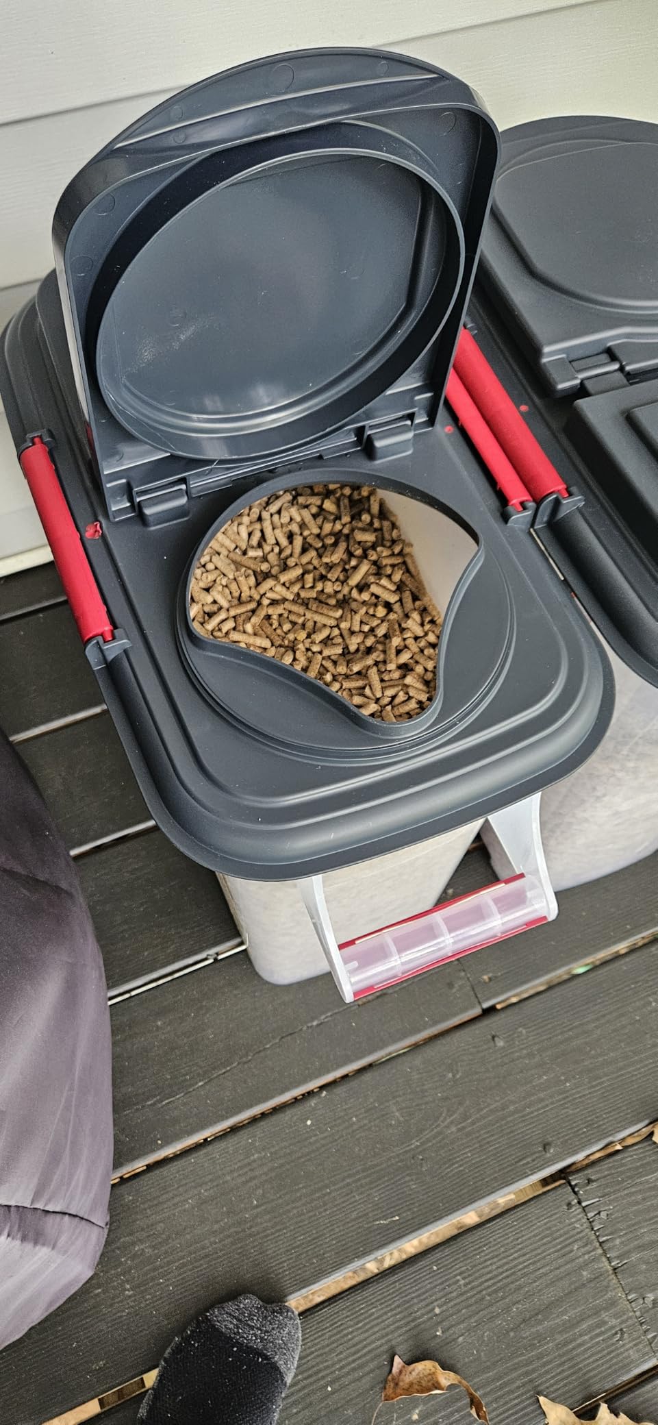 Storage Dispenser for Wood Pellets and More customer photo 1