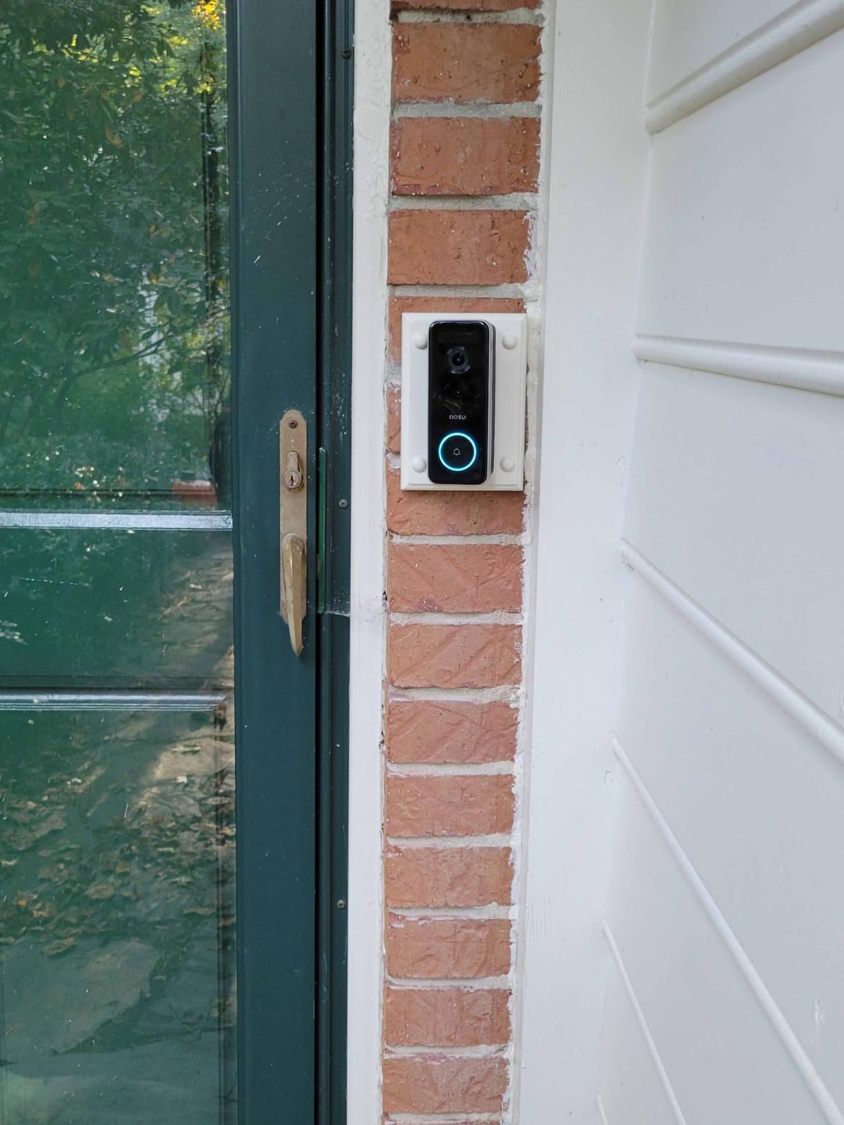 aosu 5MP Ultra HD Wireless and Wired Video Doorbell Camera | No Subscription Required, 8GB Local Storage, Head-to-Toe View, Triple Motion Detection, 2.4/5 GHz WiFi customer photo 1