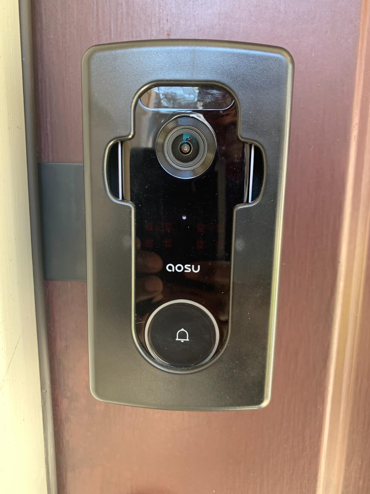 aosu 5MP Ultra HD Wireless and Wired Video Doorbell Camera | No Subscription Required, 8GB Local Storage, Head-to-Toe View, Triple Motion Detection, 2.4/5 GHz WiFi customer photo 2