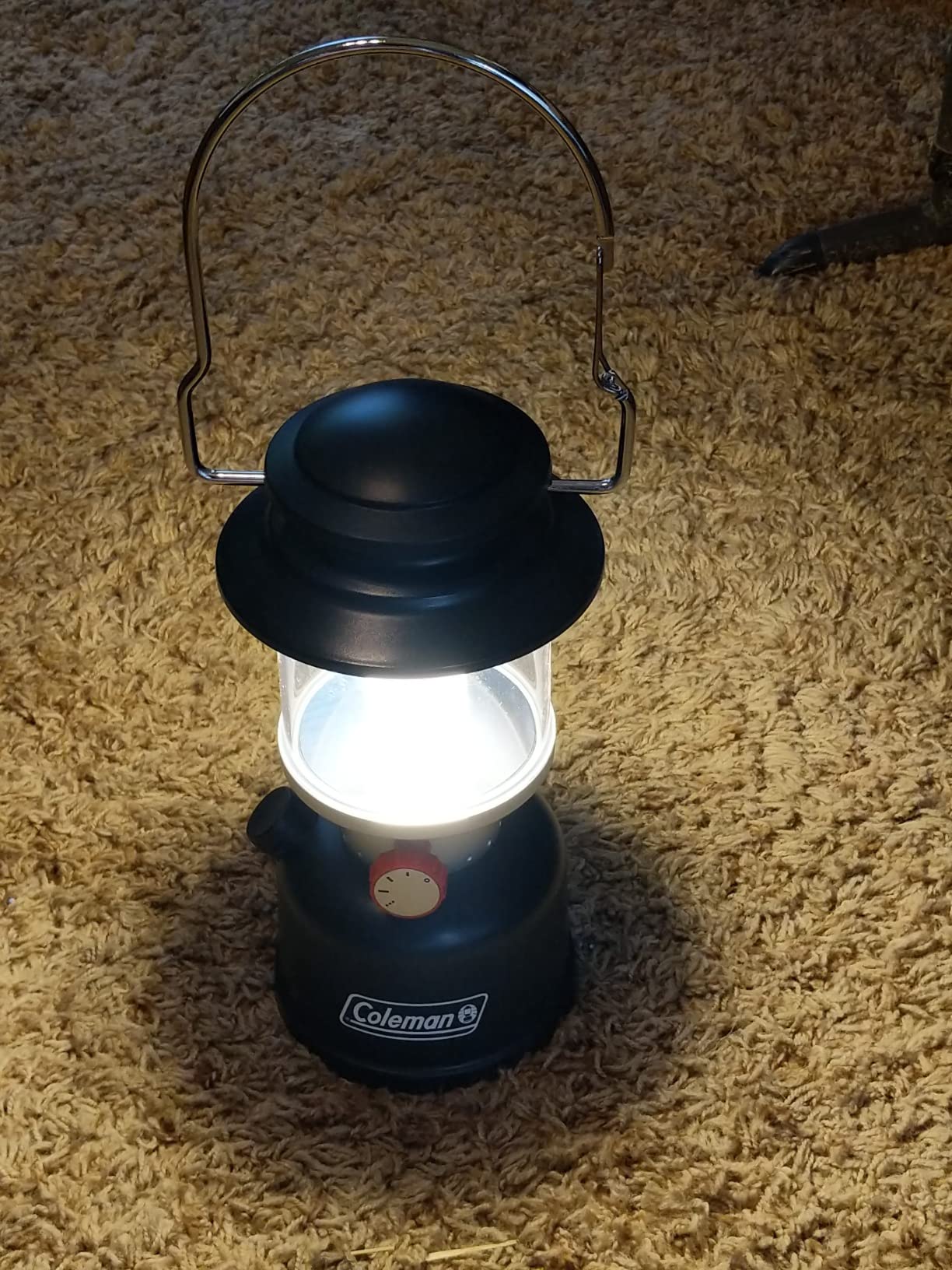 Coleman Classic Rechargeable LED Lantern, Impact & Water-Resistant Lantern with Carabiner Handle & Charging Ports, Great for Camping, Power Outage, Emergencies, & More customer photo 1