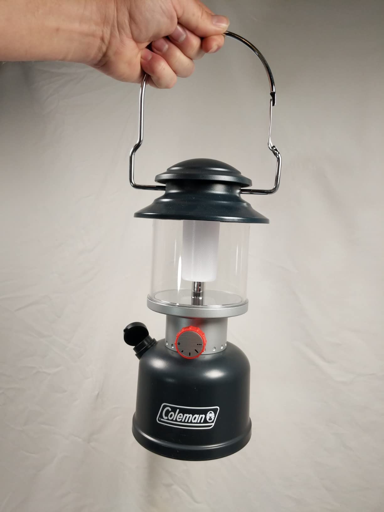 Coleman Classic Rechargeable LED Lantern, Impact & Water-Resistant Lantern with Carabiner Handle & Charging Ports, Great for Camping, Power Outage, Emergencies, & More customer photo 2