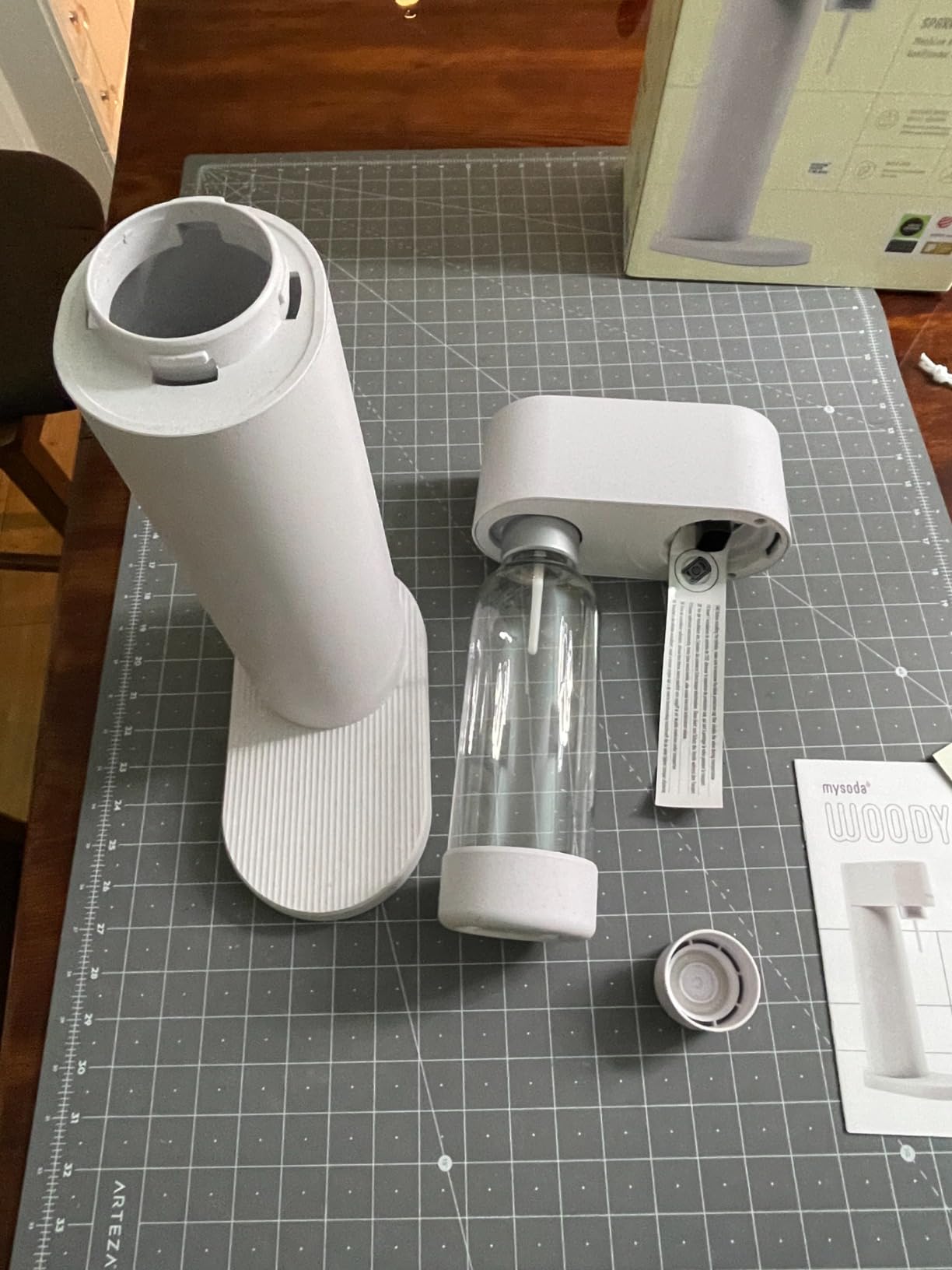 Mysoda Woody Carbonated Water Machine with 1L Bottle - Pigeon | Silent Carbonated Water Machine - Durable Soda Maker - For Easy Home Carbonation and Sparkling Drinks - No CO2 Cylinder customer photo 2