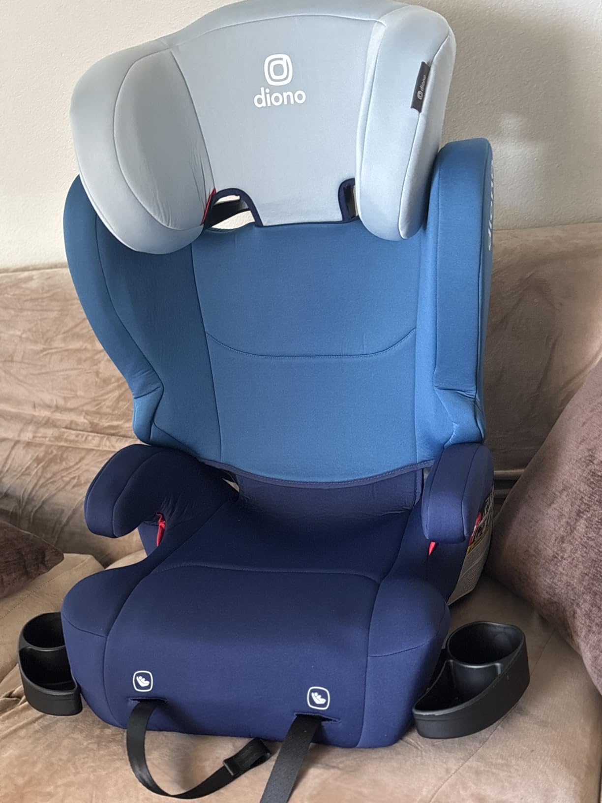 Diono Cambria 2 XL, Dual Latch Connectors, 2-in-1 Belt Positioning Booster Seat, High-Back to Backless Booster, Space and Room to Grow, 7 Headrest Positions, 8 Years 1 Booster Seat, Pink customer photo 2