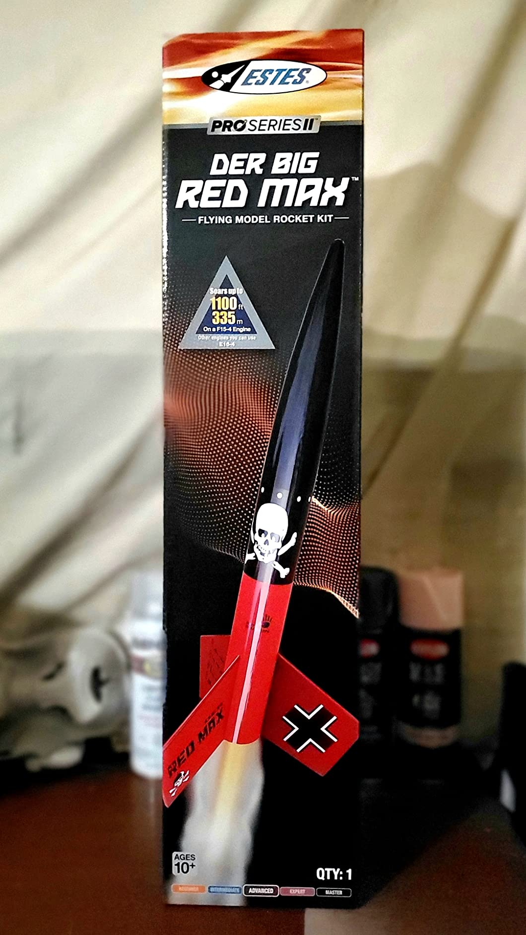 Estes 9721 Der Big Red Max Pro Series II Rocket-Building Kit, Advanced Flying-Rocket-Model Kit for Ages 18+ customer photo 2