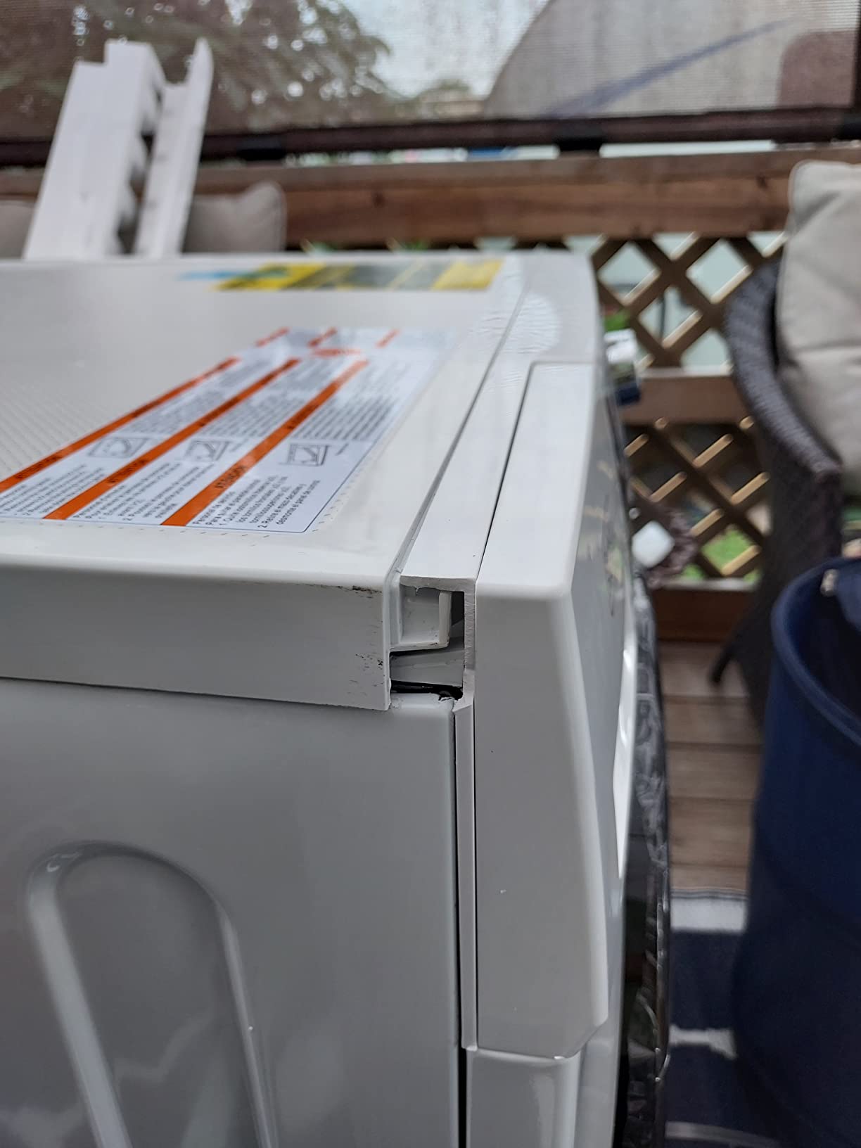 BLACK+DECKER Front Load Washer, 2.7 Cu. Ft. Compact Washing Machine with LED Display & 16 Cycles customer photo 1