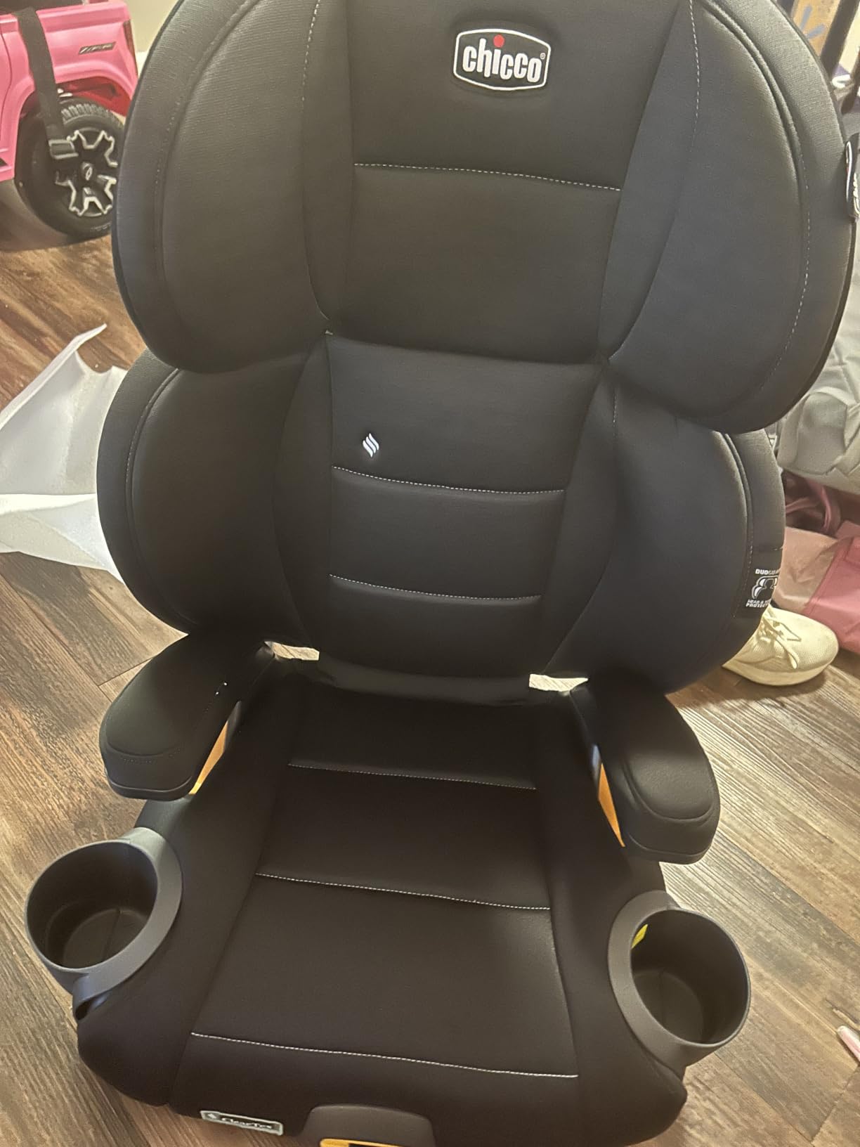 Chicco KidFit ClearTex Plus 2-in-1 Belt-Positioning Booster Car Seat customer photo 2