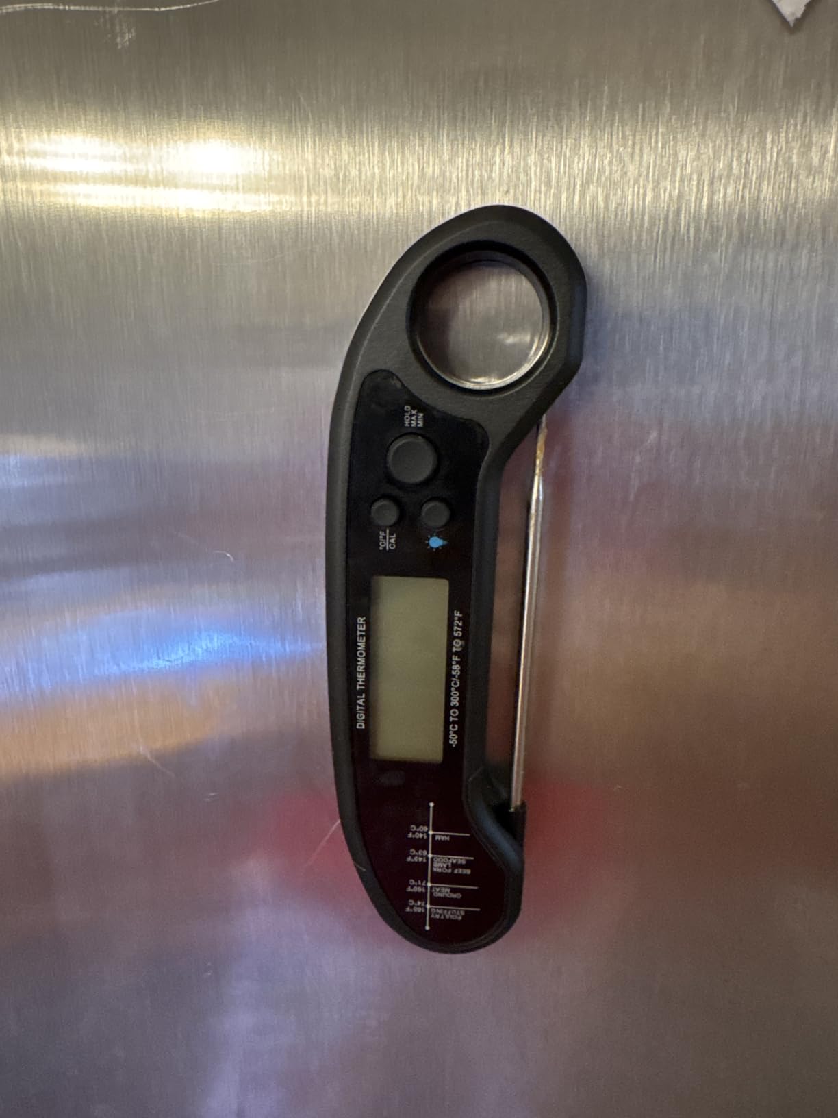 Meat Thermometer Digital, Instant Read Meat ThermometerI for Grill and Cooking, Waterproof Food Thermometer for Kitchen and Outside, BBQ, Turkey, Candy, Liquids, Beef customer photo 1