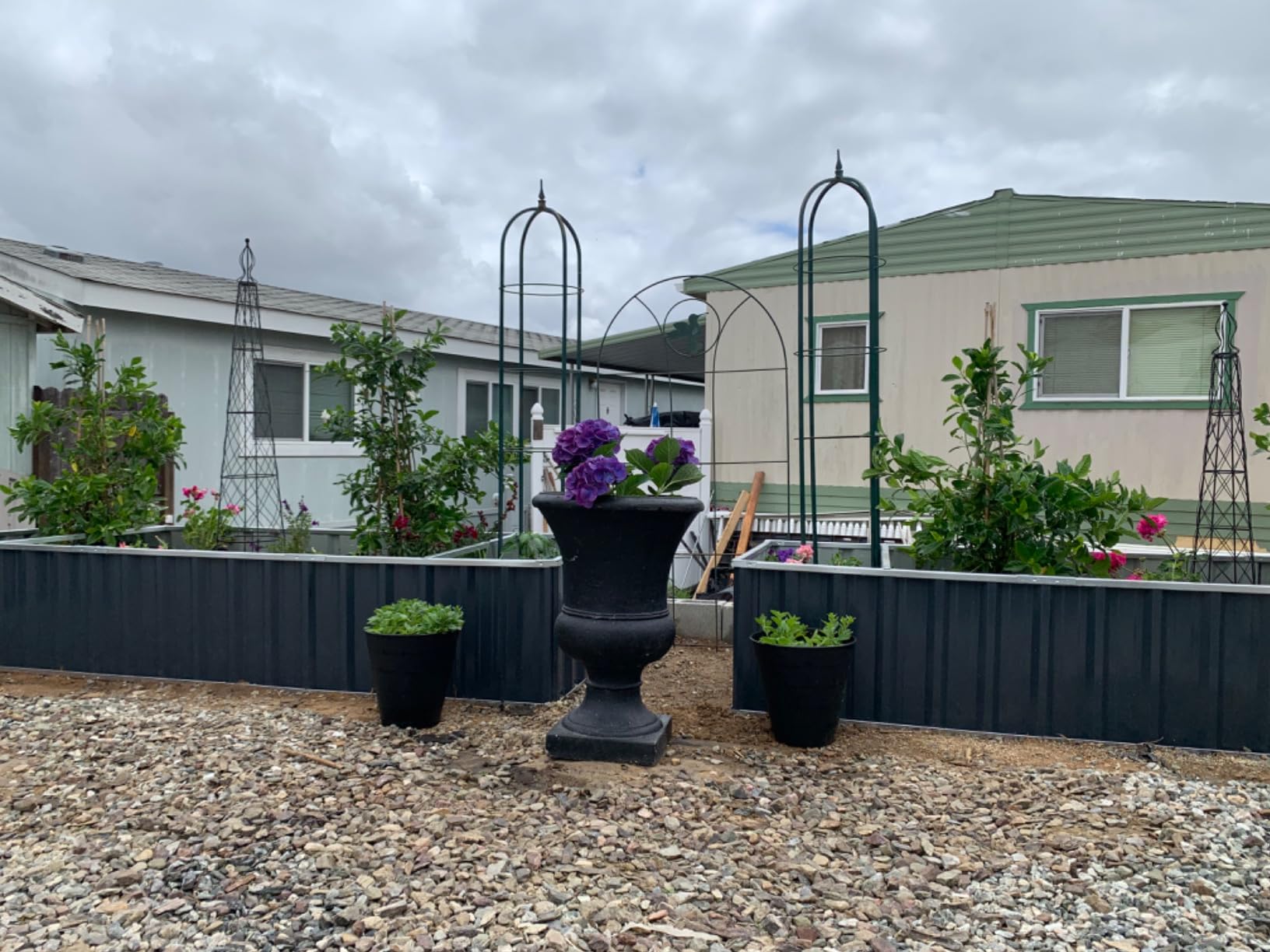 KING BIRD Raised Garden Bed Heightened for Deep-Rooted Plants 68x36x24 in customer photo 2