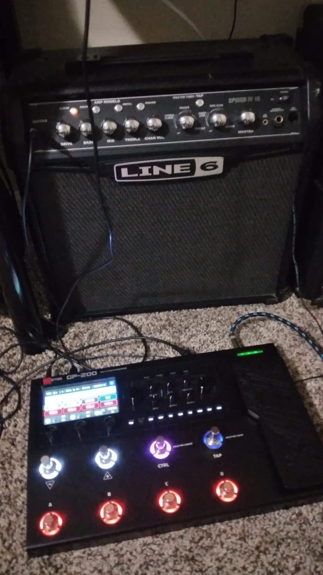 VALETON GP-200 Multi-Effects Guitar/Bass Pedal with Expression, FX Loop, MIDI, Amp Modeling, IR Cab Simulation, Stereo, USB Interface customer photo 2