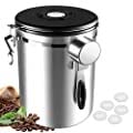 BISNIE 39OZ Coffee Canister, Coffee Container Airtight for Ground and Bean customer photo 1