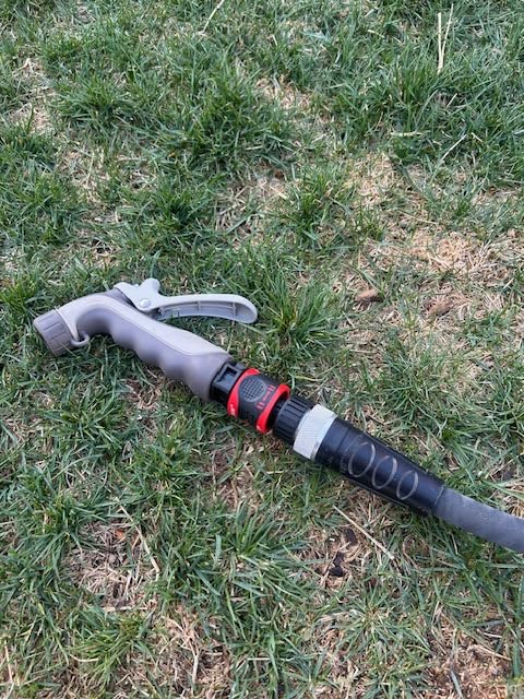 Eden 96213 Weighted Essential Oscillating Sprinkler | Covers Up to 3,600 sq. ft., 16 Precision Nozzles, Adjustable Range, Turbo Drive Motor, Quick Connect Bundle, Stainless Steel Filters, Black customer photo 1