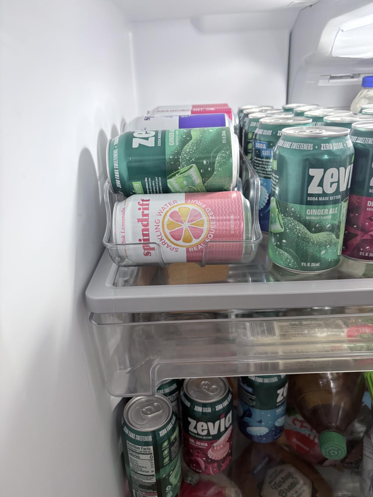 Simple Houseware Soda Can Organizer Dispenser Refrigerator/Pantry, Set of 2 customer photo 1