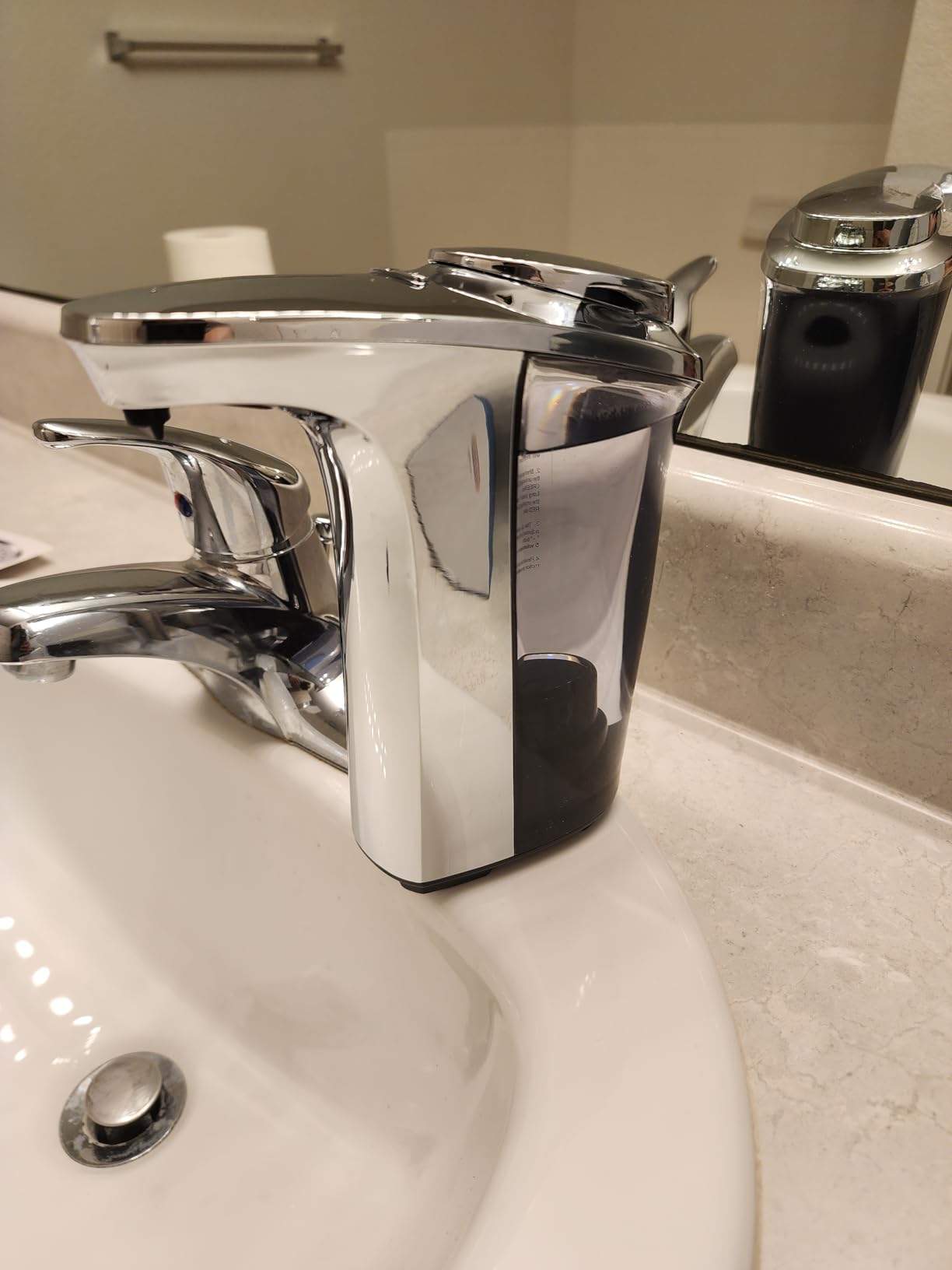 Automatic Soap Dispenser, 17oz Touchless Liquid Dish Soap Dispenser Kitchen | 17OZ Large Capacity, Infrared Sensor, 5 Adjustable Soap Levels, Hand Dispenser for Bathroom Kitchen Sink, Battery Operated customer photo 2