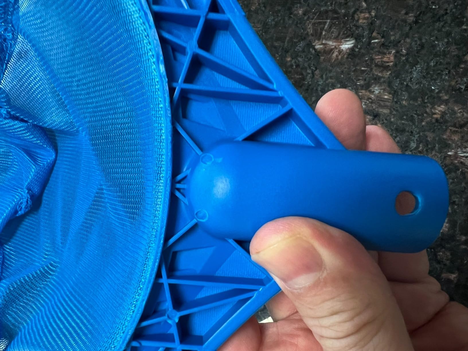 Mowend Pool Skimmer Net Total Length 57 inches with 4 Section Aluminum Pole customer photo 1