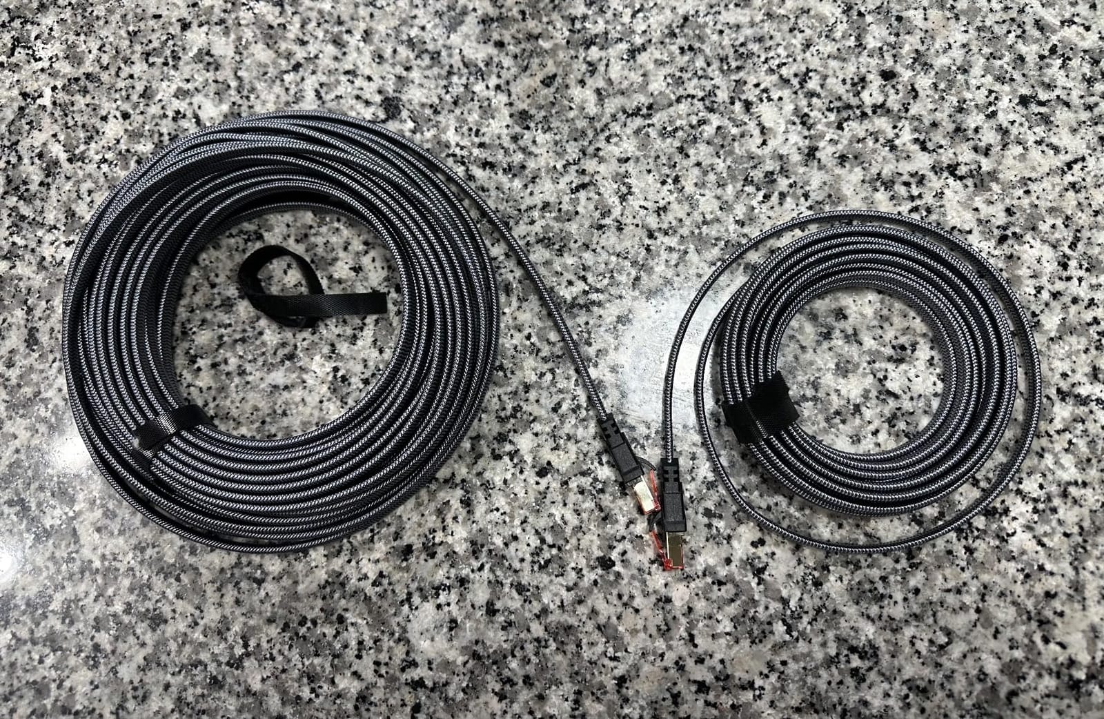 Snowkids Cat 8 Ethernet Cable 15 Ft, 40Gbps SFTP PoE Shielded Flat LAN Cord customer photo 1