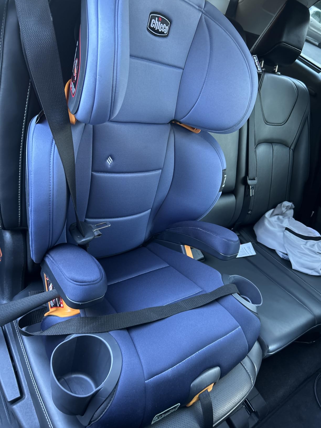 Chicco KidFit ClearTex Plus 2-in-1 Belt-Positioning Booster Car Seat customer photo 2