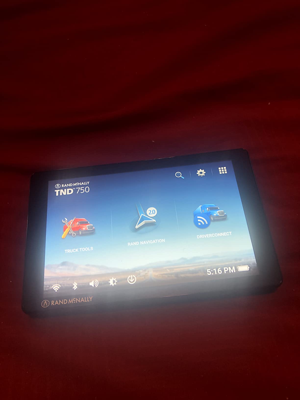 Rand McNally TND 750 7-inch GPS Truck Navigator with Built-in Dash Cam, Easy-to-Read Display and Custom Truck Routing (Renewed) customer photo 2